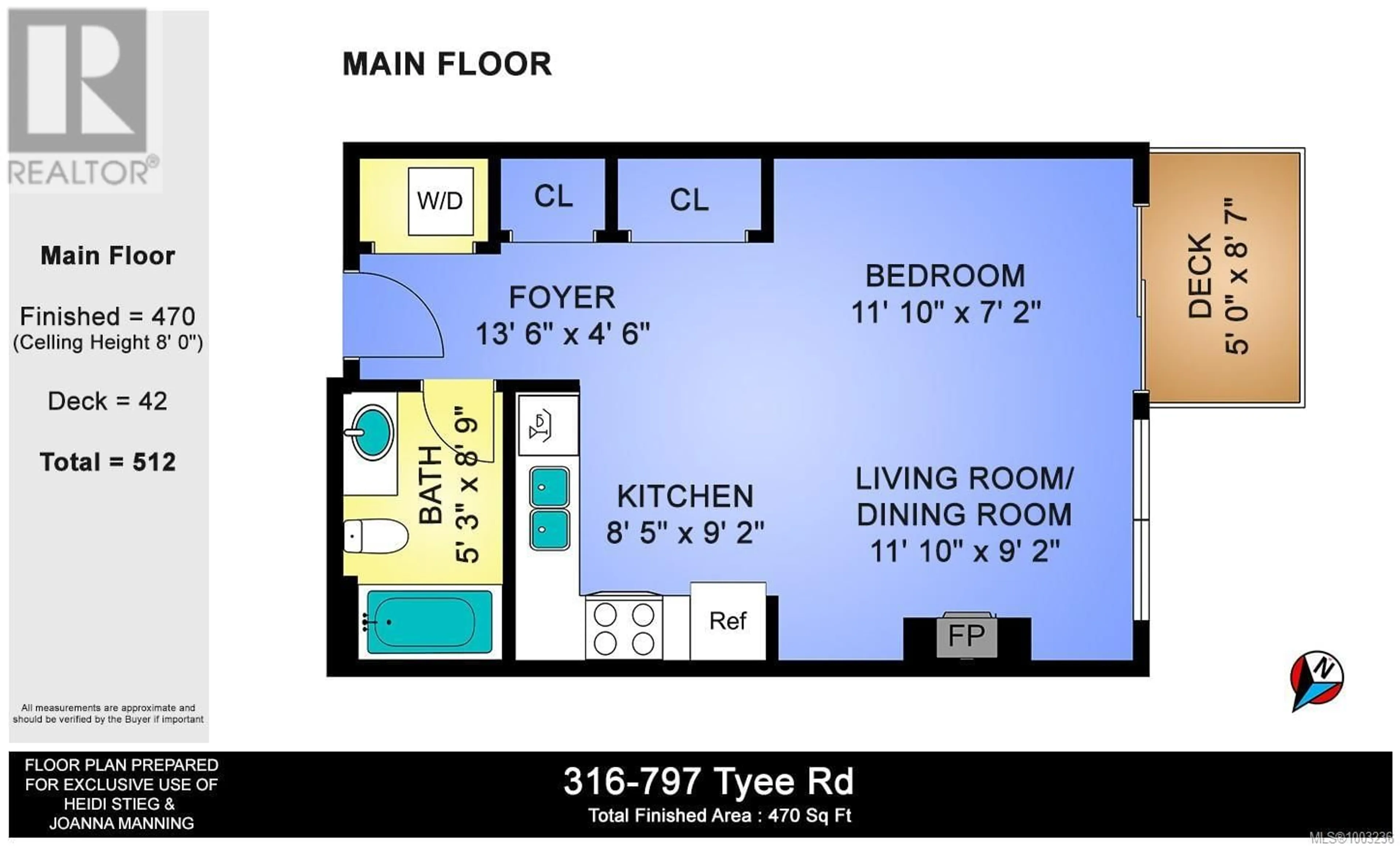 Floor plan for 316 - 797 TYEE ROAD, Victoria British Columbia V9A7R4