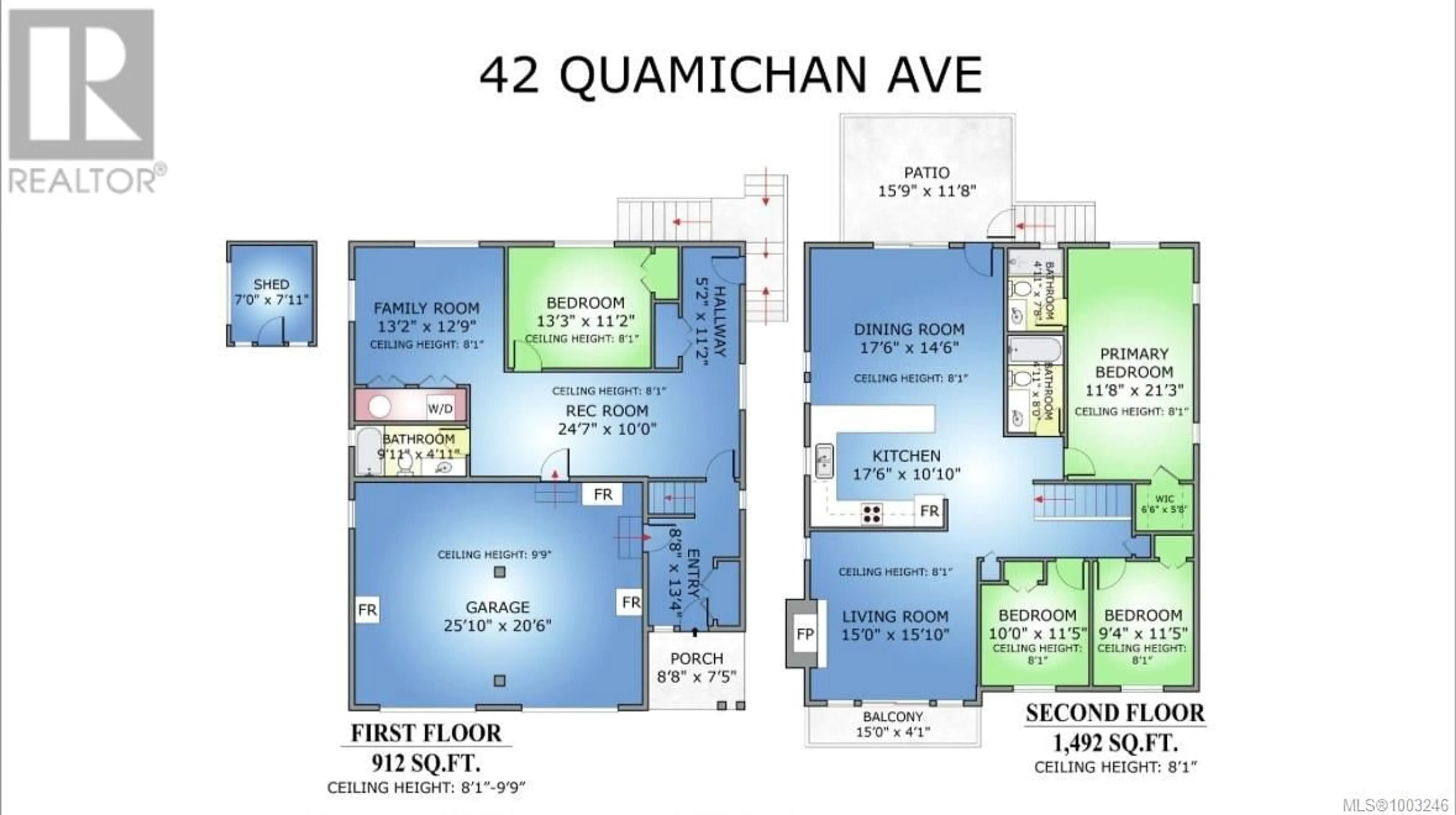 Floor plan for 42 QUAMICHAN AVENUE, Lake Cowichan British Columbia V0R2G0