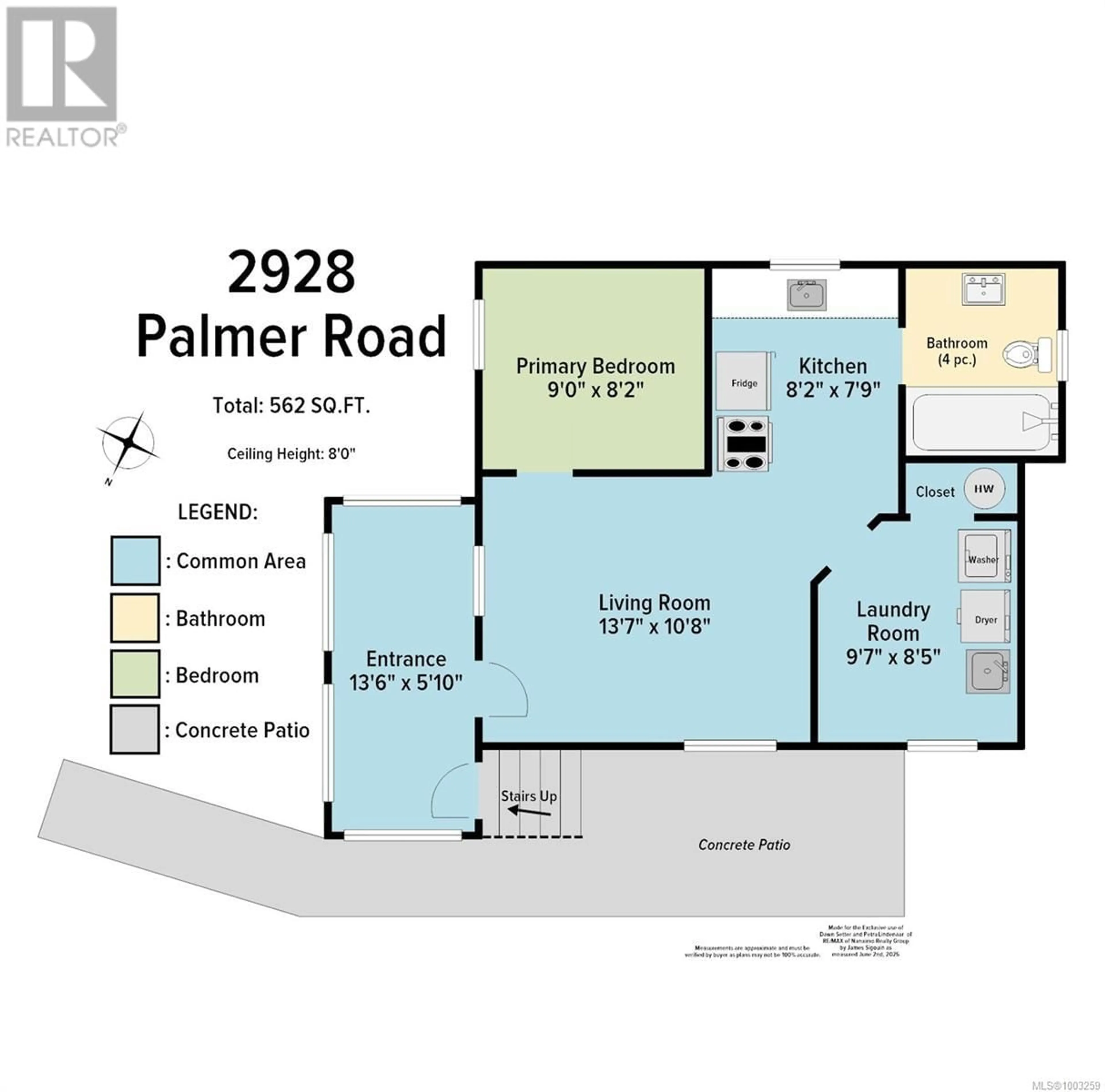 Floor plan for 2928 PALMER ROAD, Qualicum Beach British Columbia V9K1W5