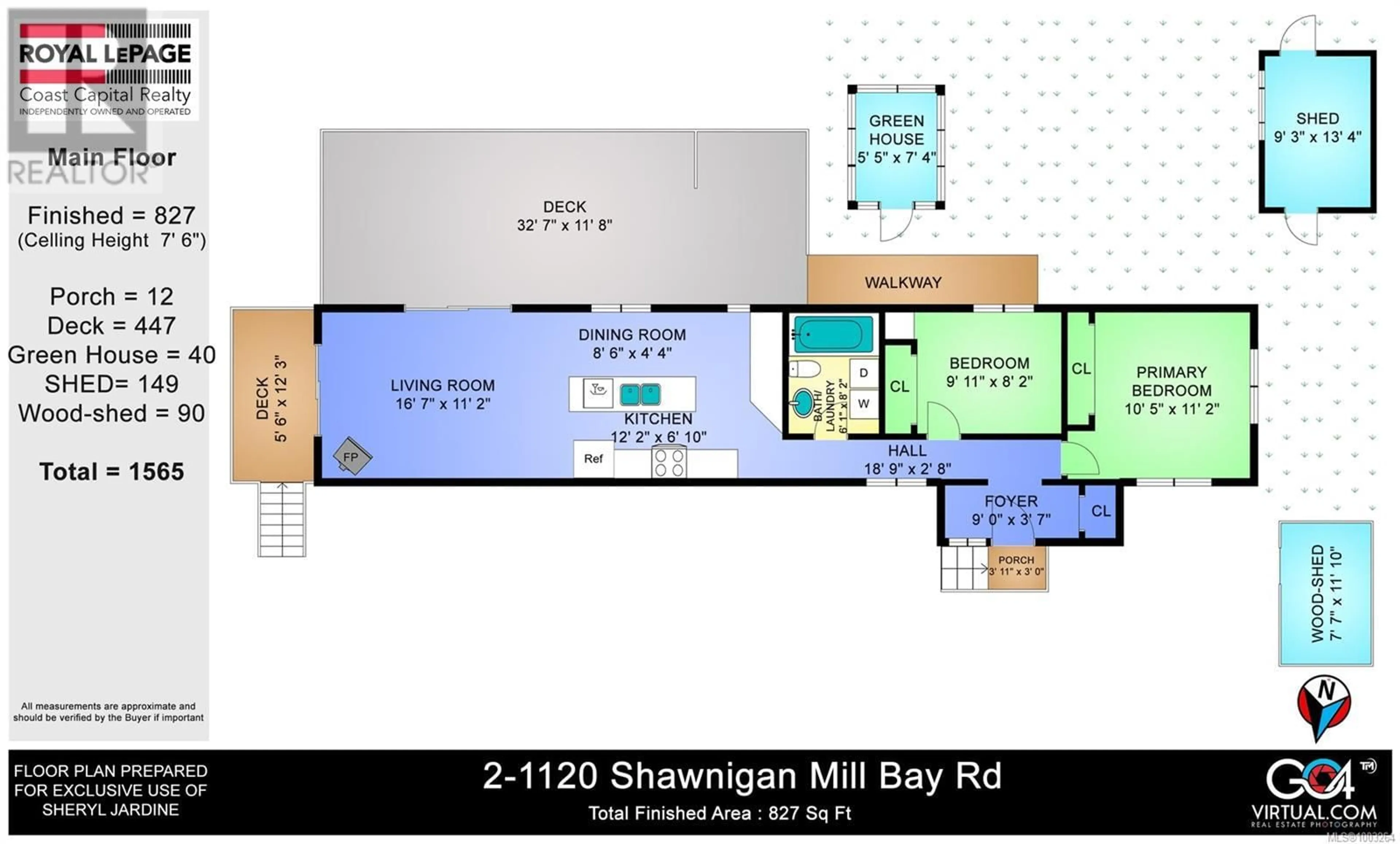 Floor plan for 25A - 1120 SHAWNIGAN-MILL BAY ROAD EAST, Mill Bay British Columbia V0R2P2