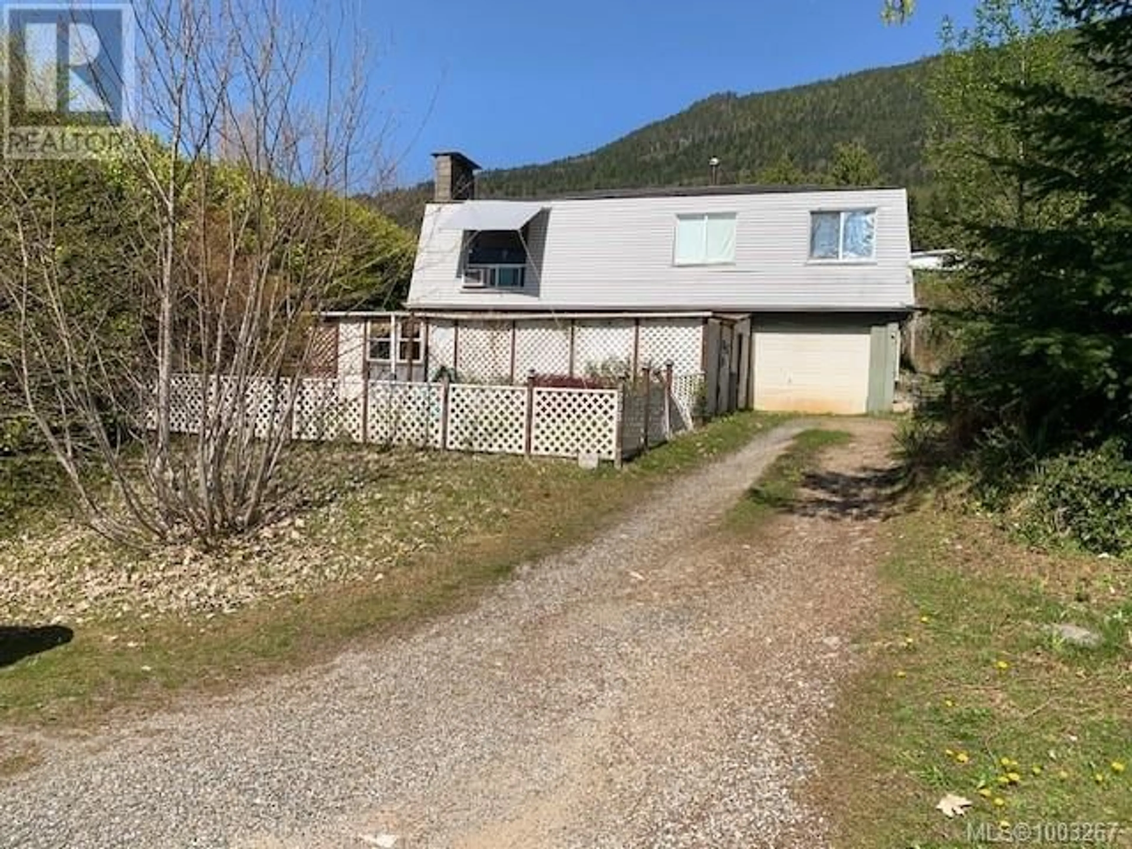 A pic from outside/outdoor area/front of a property/back of a property/a pic from drone, street for 1203 MAQUINNA AVENUE, Port Alice British Columbia V0N2N0