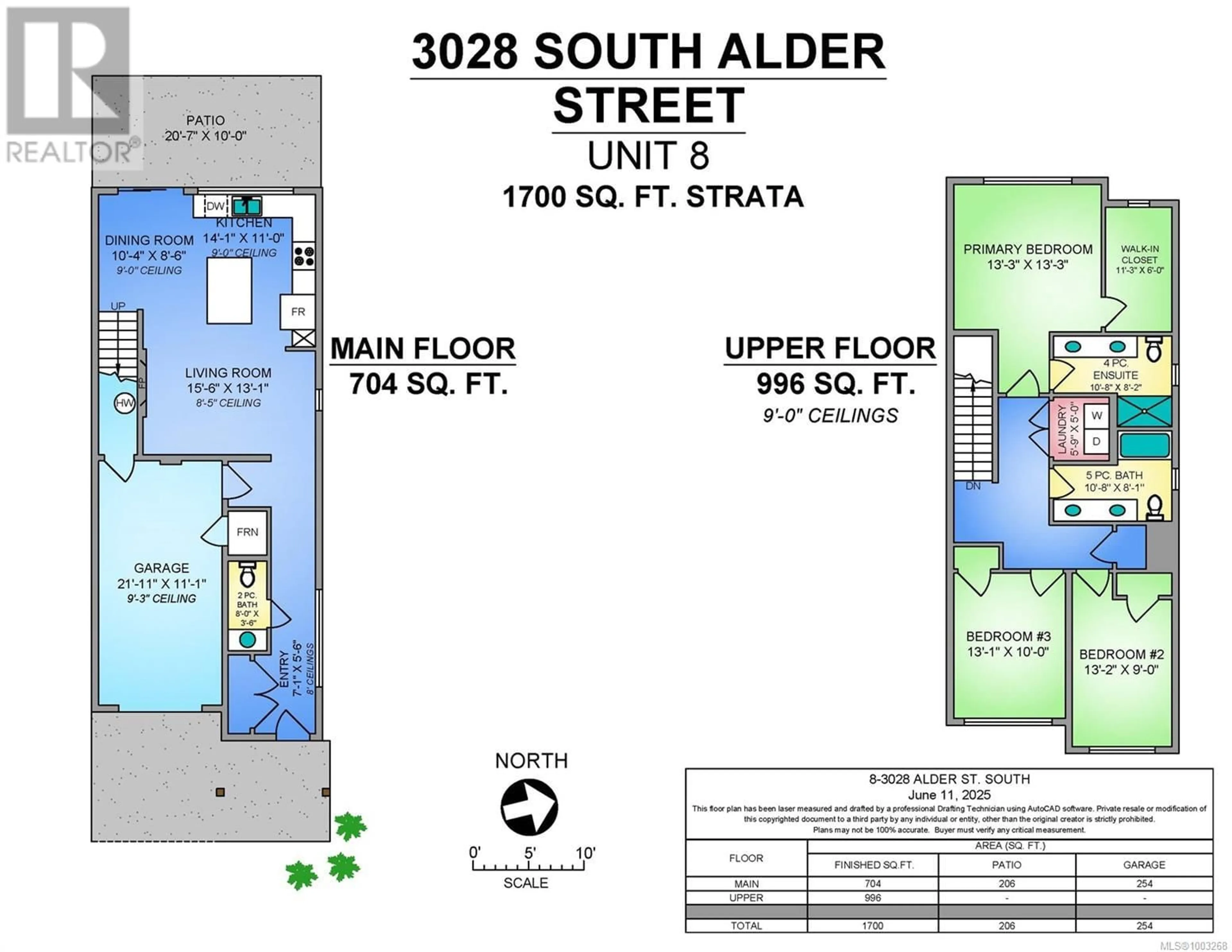 Floor plan for 8 - 3028 ALDER STREET SOUTH, Campbell River British Columbia V9H0E9