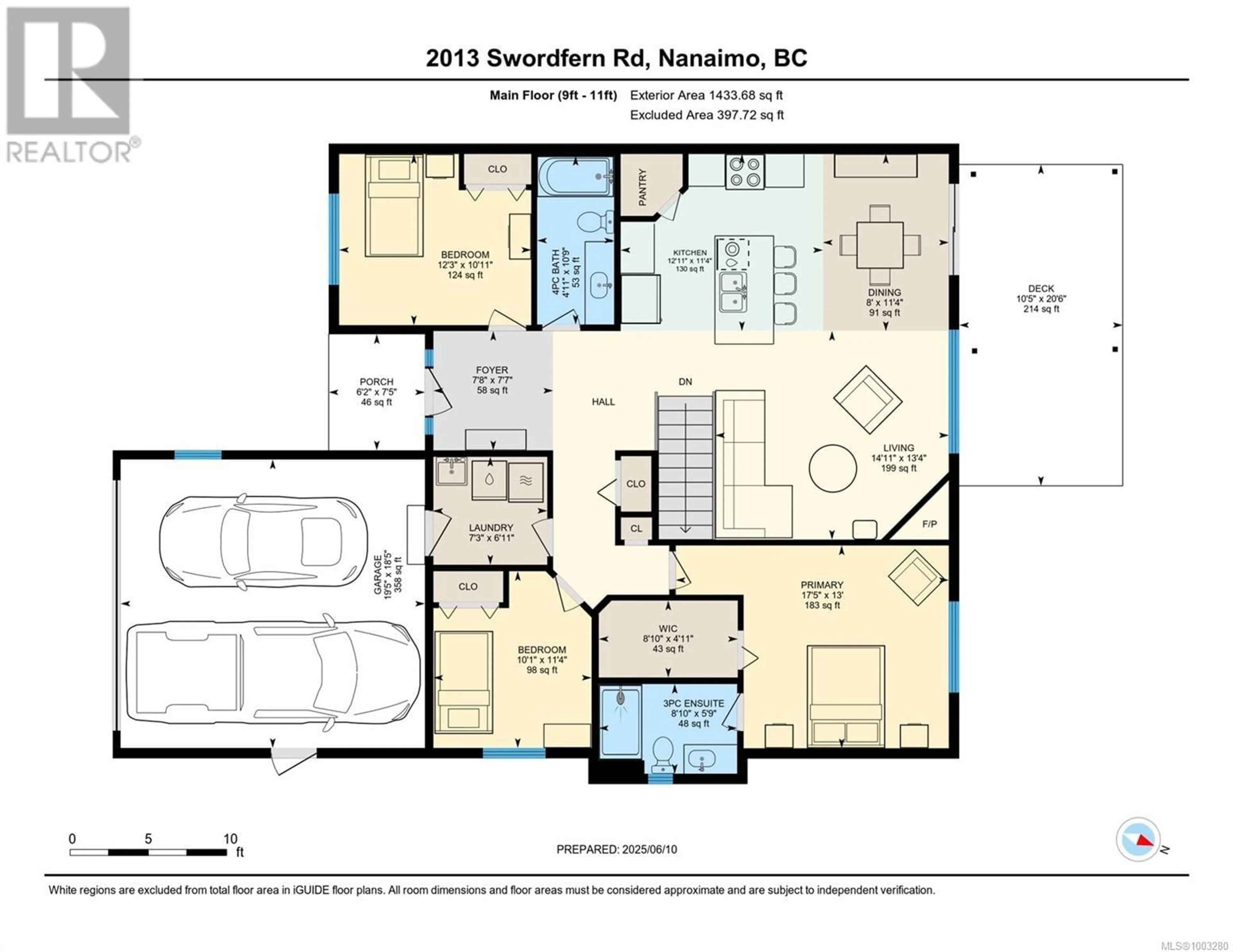 Floor plan for 2013 SWORDFERN ROAD, Nanaimo British Columbia V9X0A9