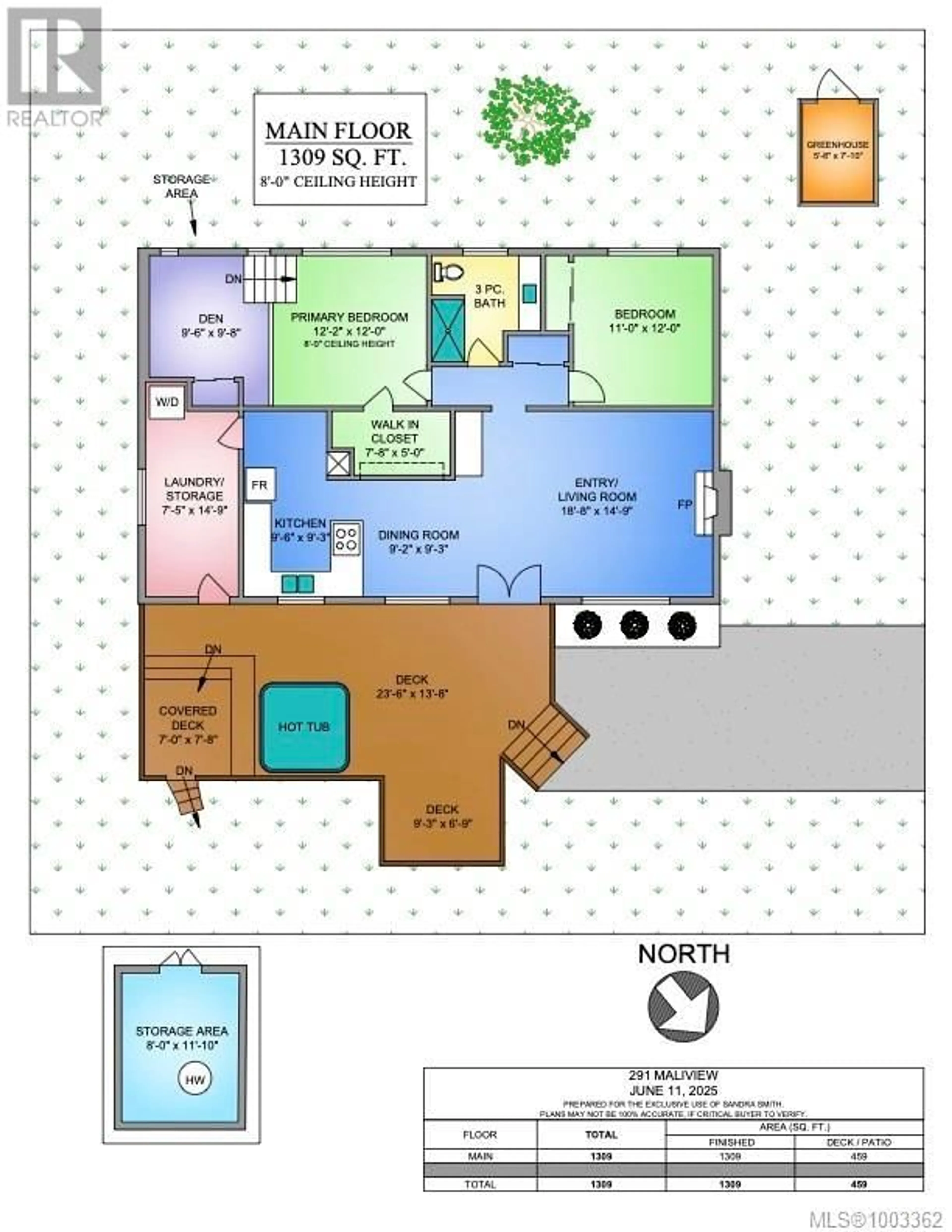 Floor plan for 291 MALIVIEW DRIVE, Salt Spring British Columbia V8K1B1