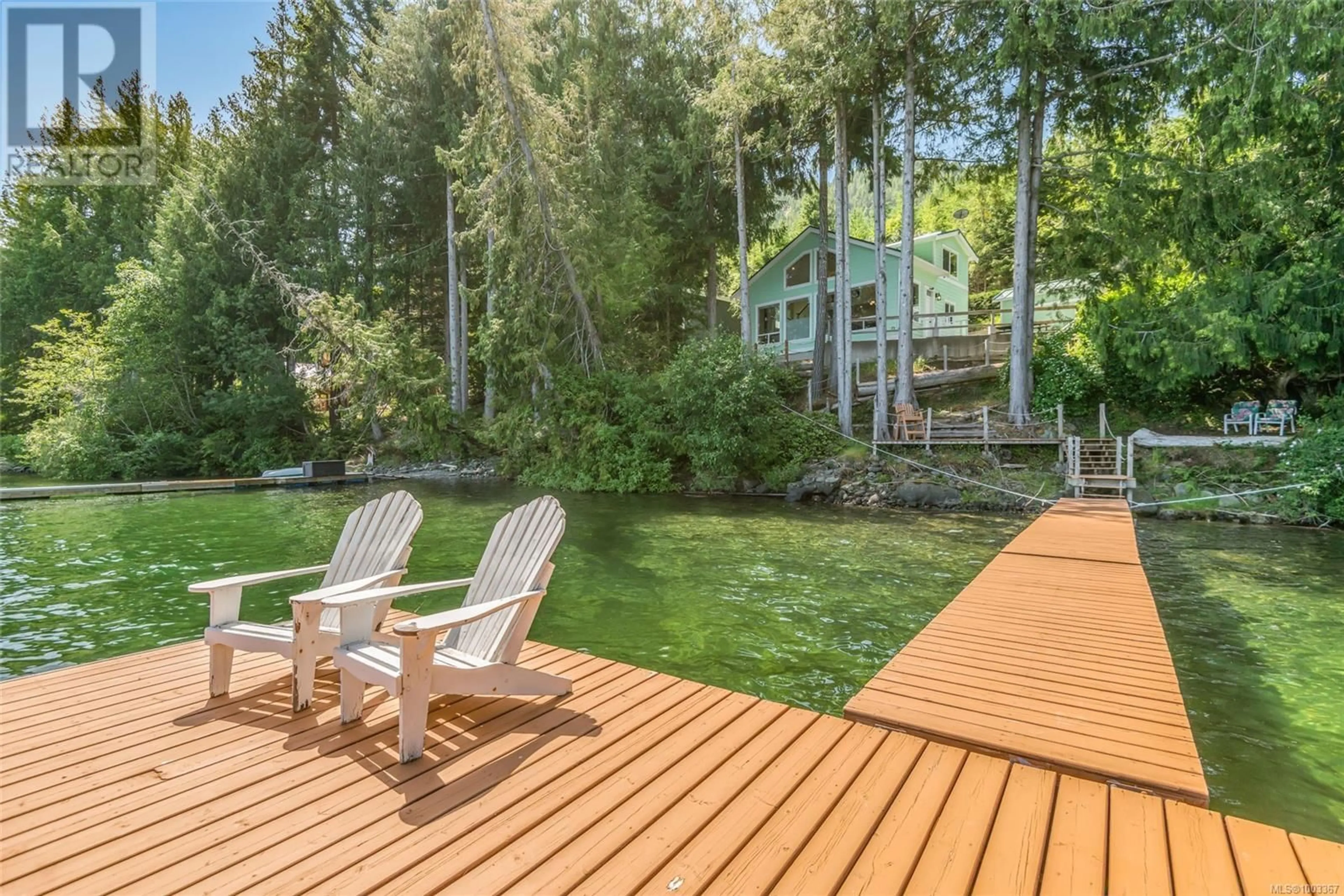 Patio, forest/trees view for 2270 SOUTH LAKE ROAD, Qualicum Beach British Columbia V9K2L7