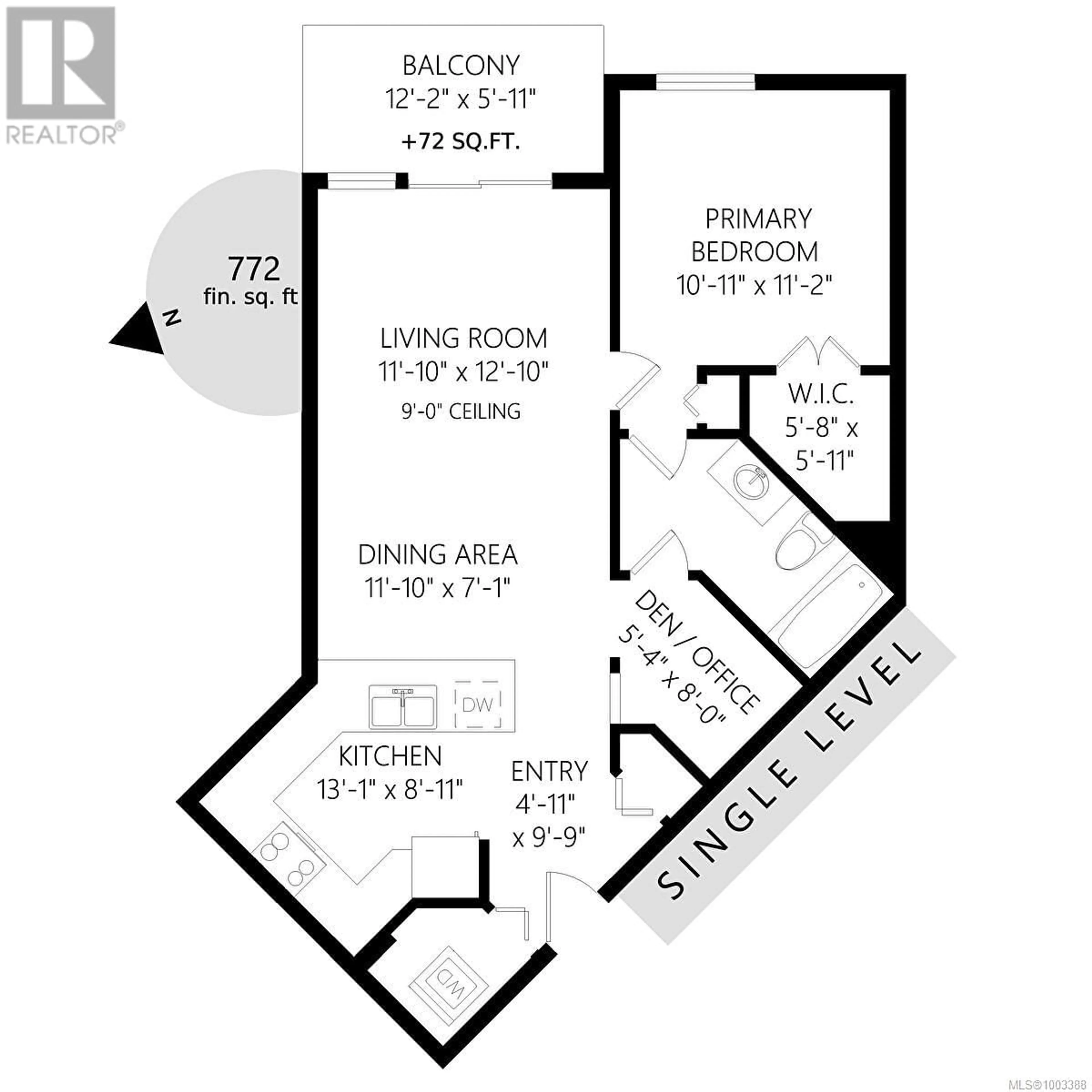 Floor plan for 306 - 3240 JACKLIN ROAD, Langford British Columbia V9C3T6