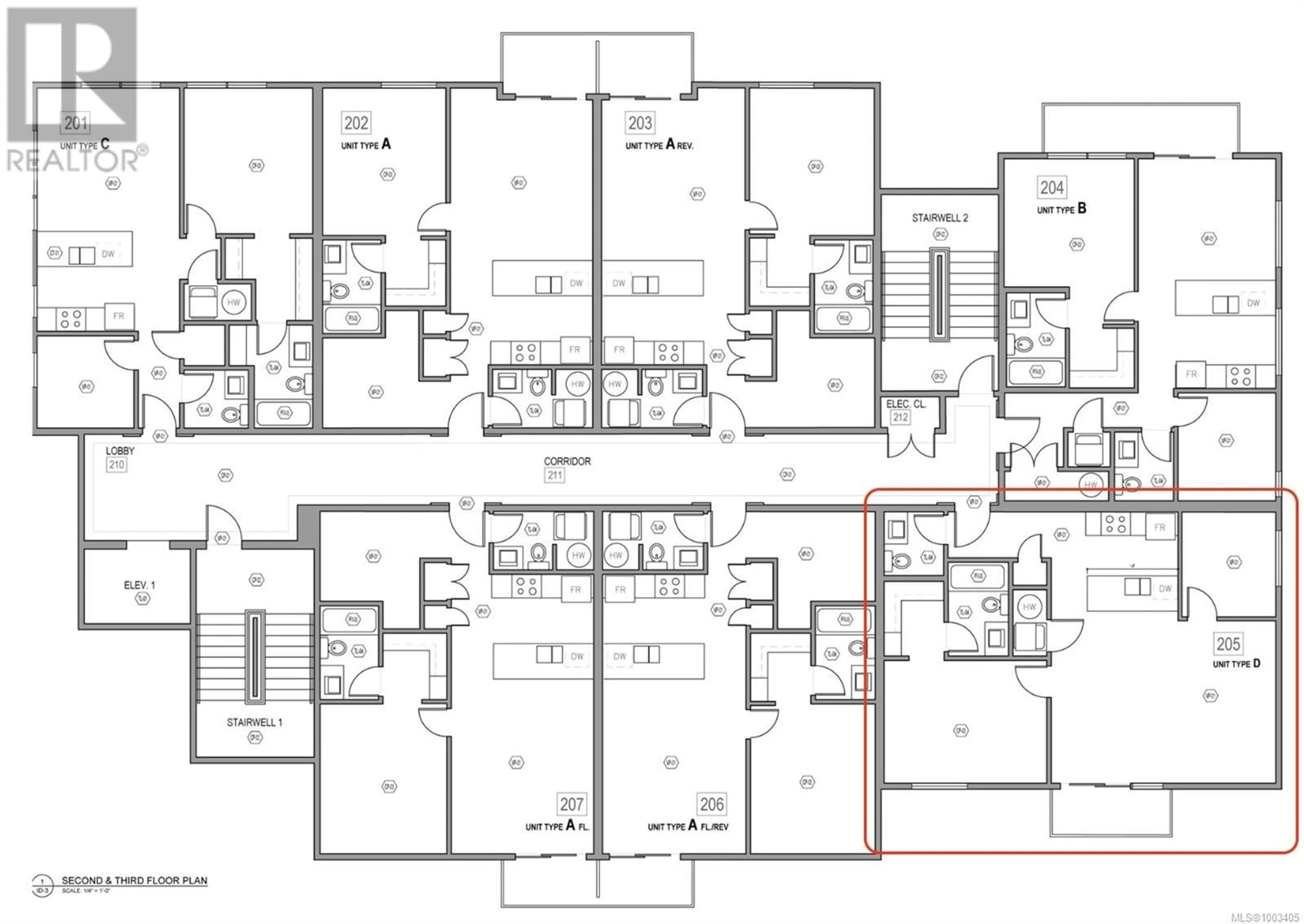 Floor plan for 205 - 201 DOGWOOD DRIVE, Ladysmith British Columbia V9G0C3
