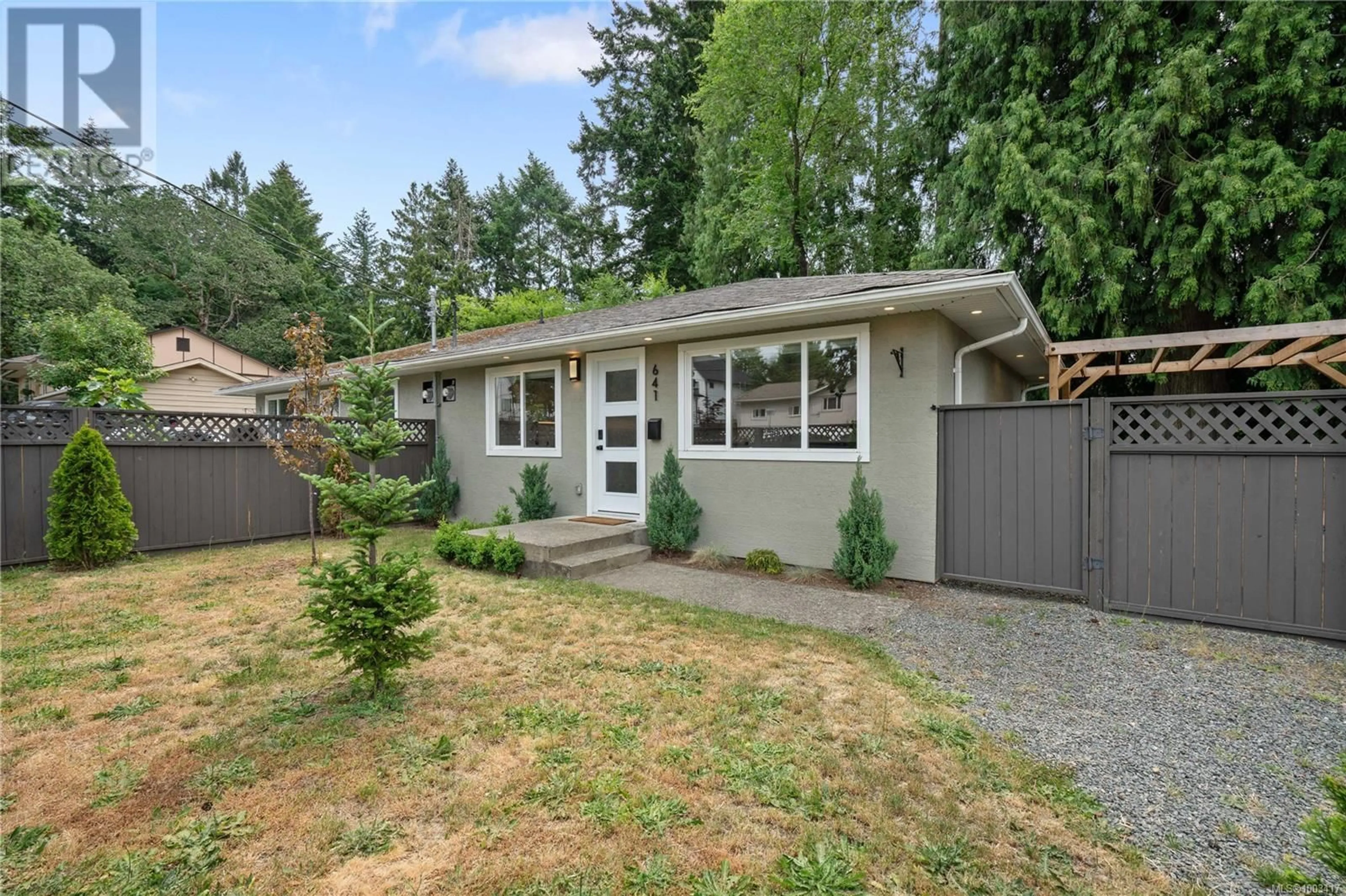 Home with vinyl exterior material, street for 641 STRANDLUND AVENUE, Langford British Columbia V9B3G1