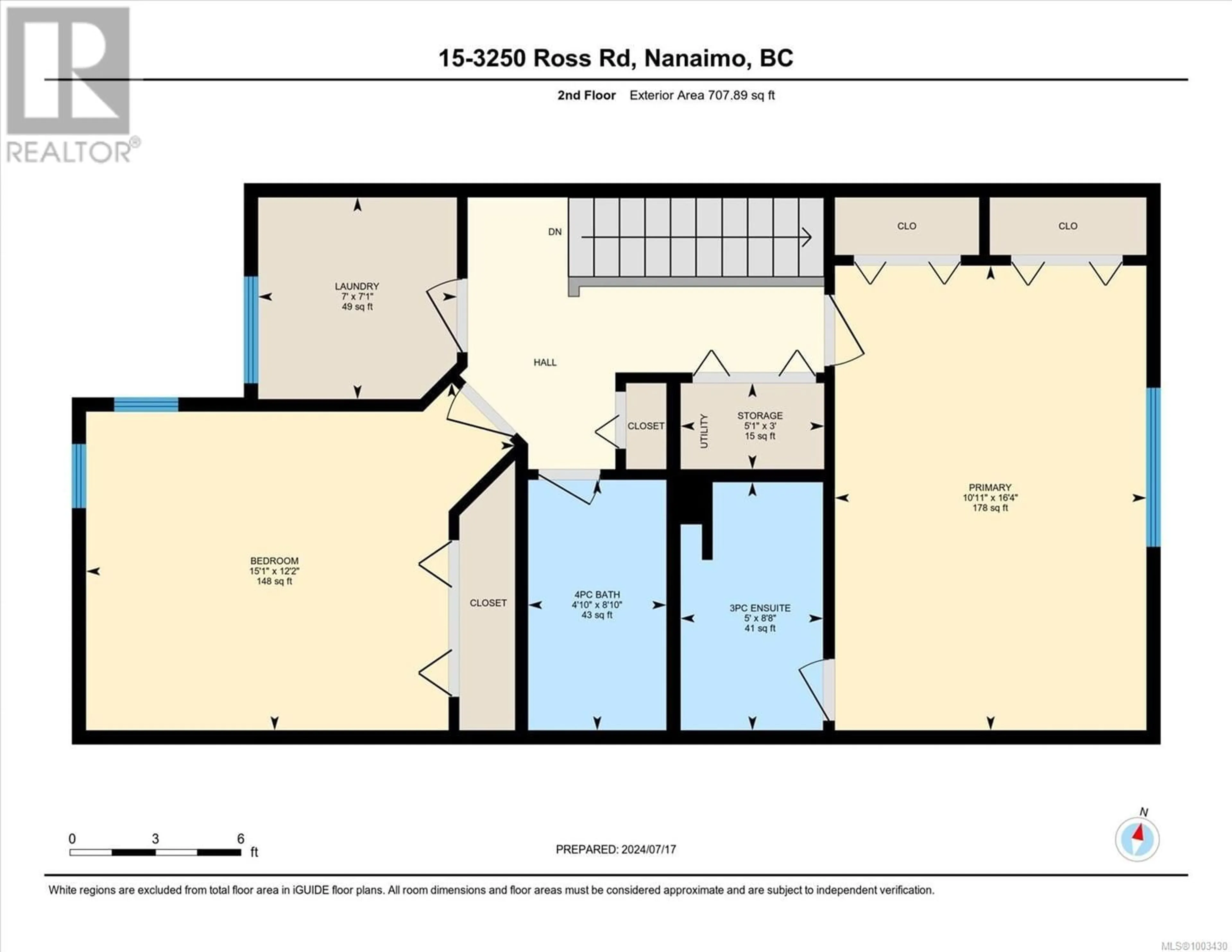 Floor plan for 15 - 3250 ROSS ROAD, Nanaimo British Columbia V9T2S4