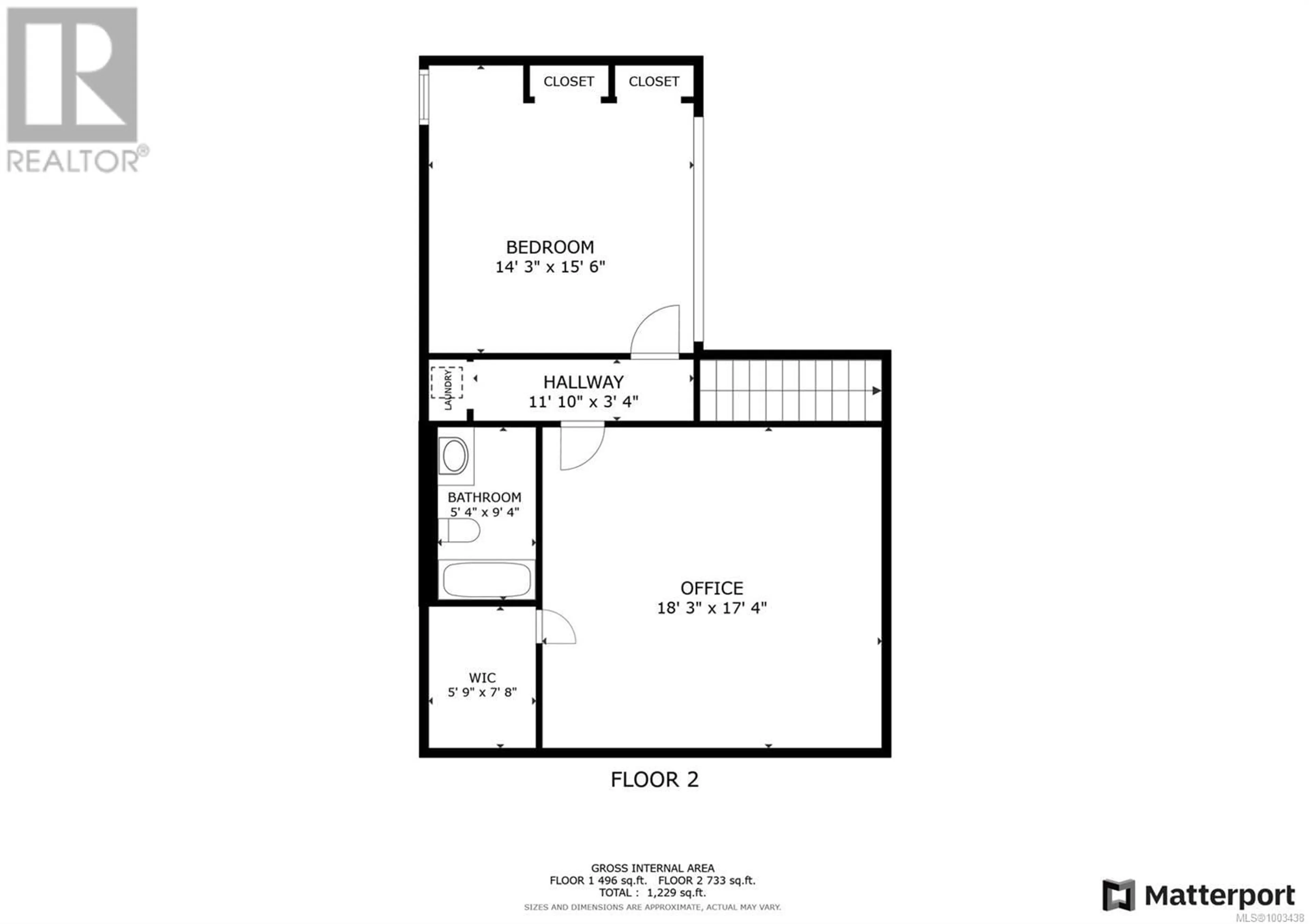 Floor plan for 499D - 4678 ELK LAKE DRIVE, Saanich British Columbia V8Z5M1