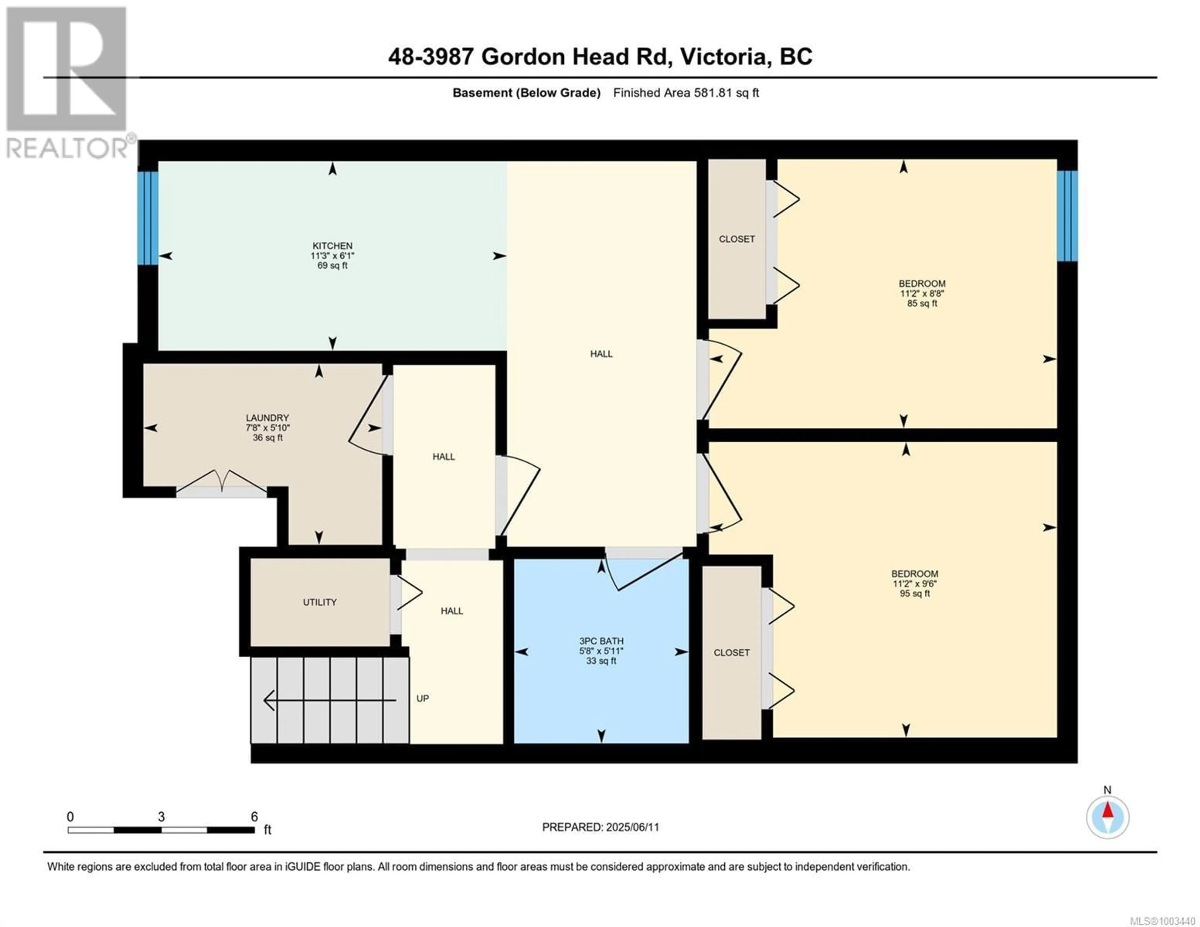 Floor plan for 48 - 3987 GORDON HEAD ROAD, Saanich British Columbia V8N3X5