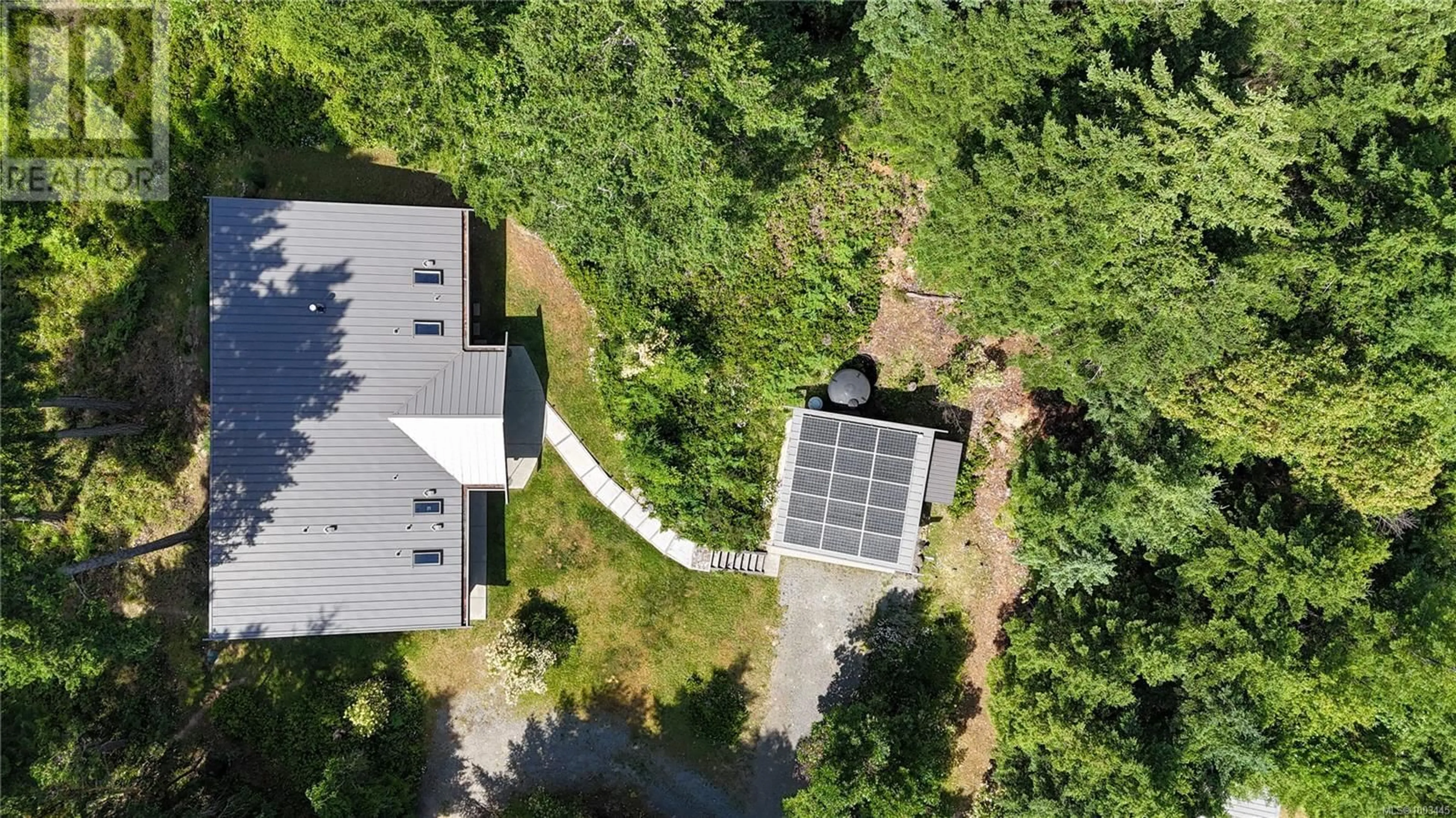 A pic from outside/outdoor area/front of a property/back of a property/a pic from drone, unknown for 1965 SEYMOUR ROAD, Gabriola Island British Columbia V0R1X6