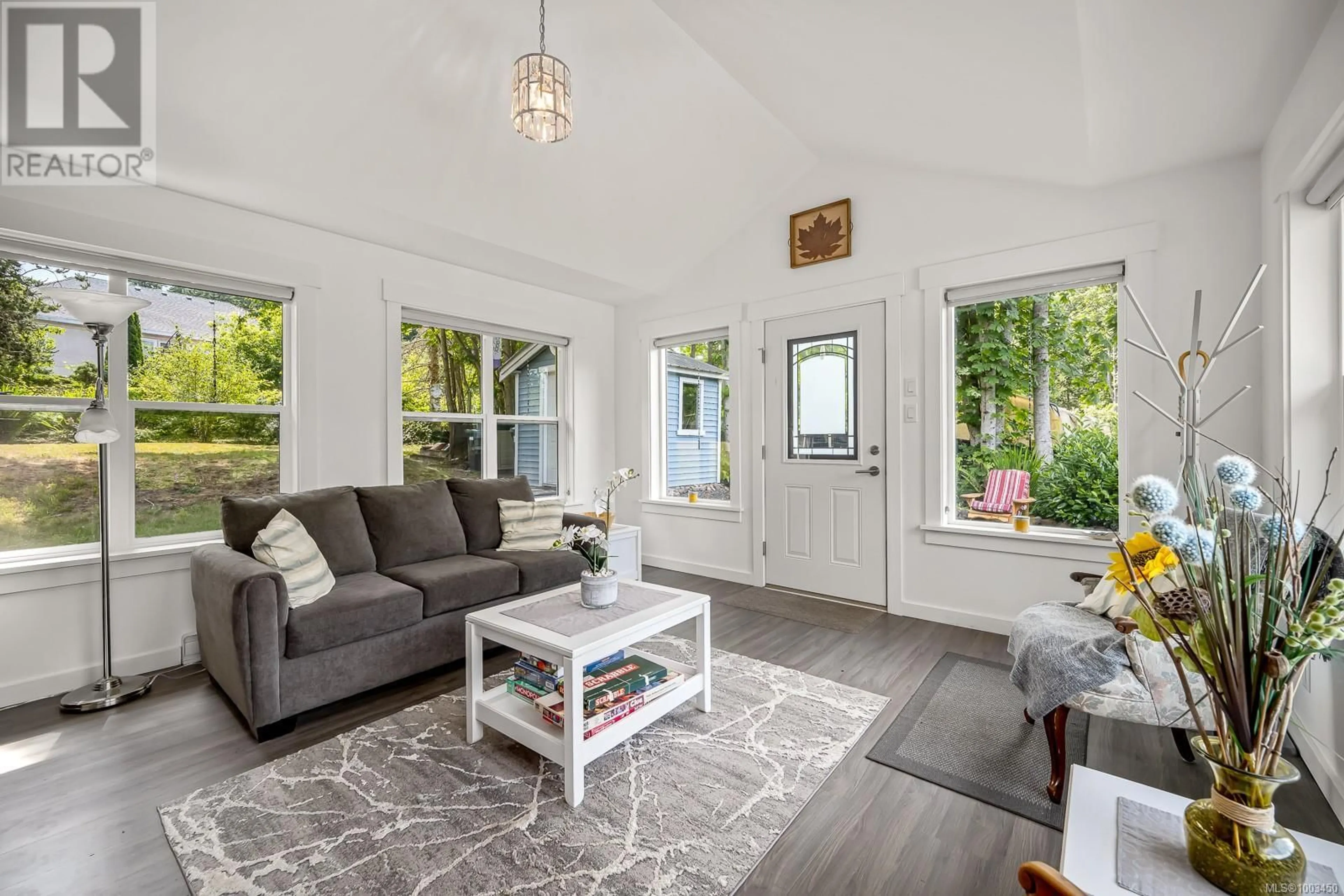 Living room with furniture, unknown for 4550 MAPLE GUARD DRIVE, Bowser British Columbia V0R1G0
