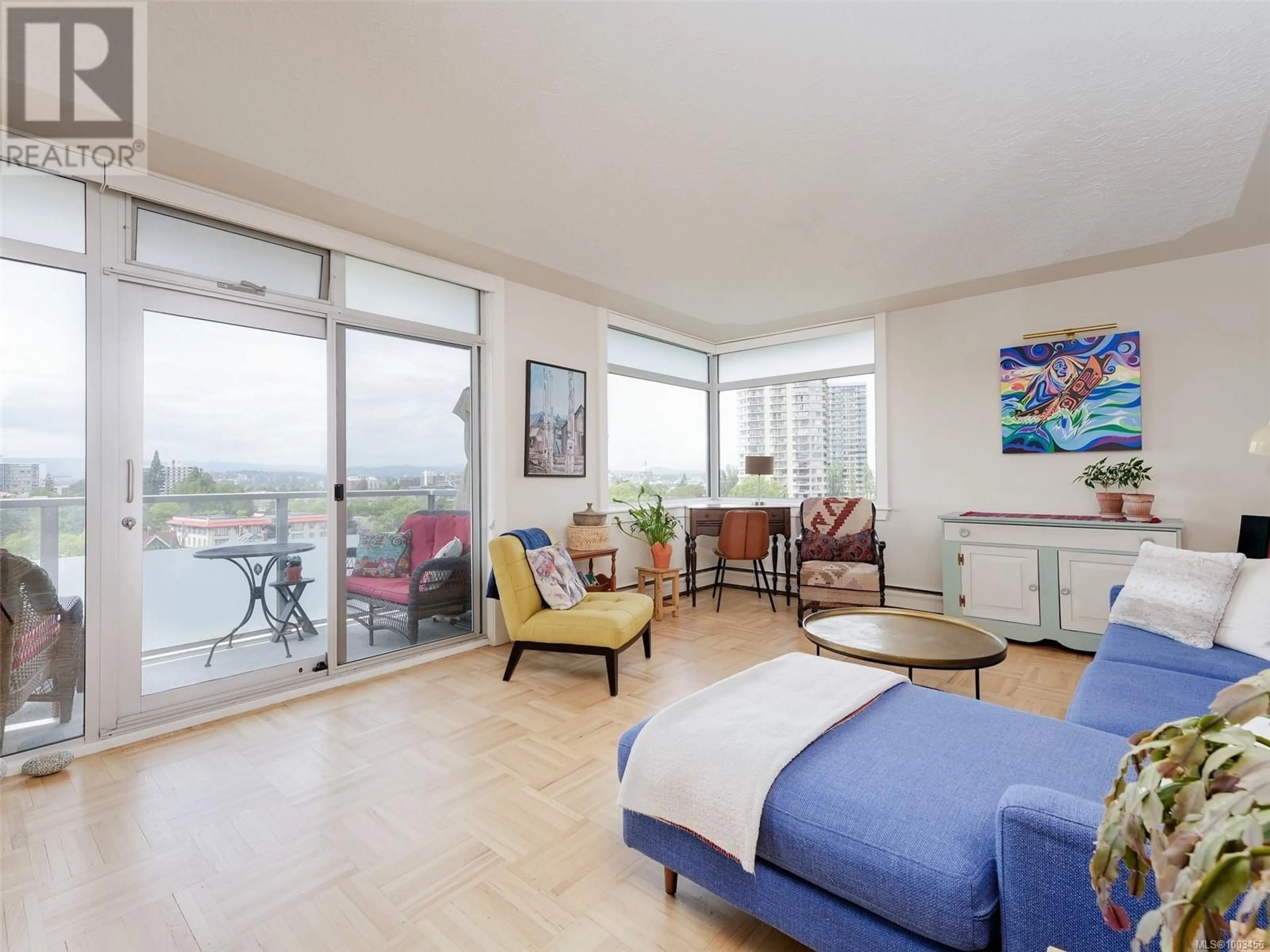 Living room with furniture, unknown for 407 - 250 DOUGLAS STREET, Victoria British Columbia V8V2P4