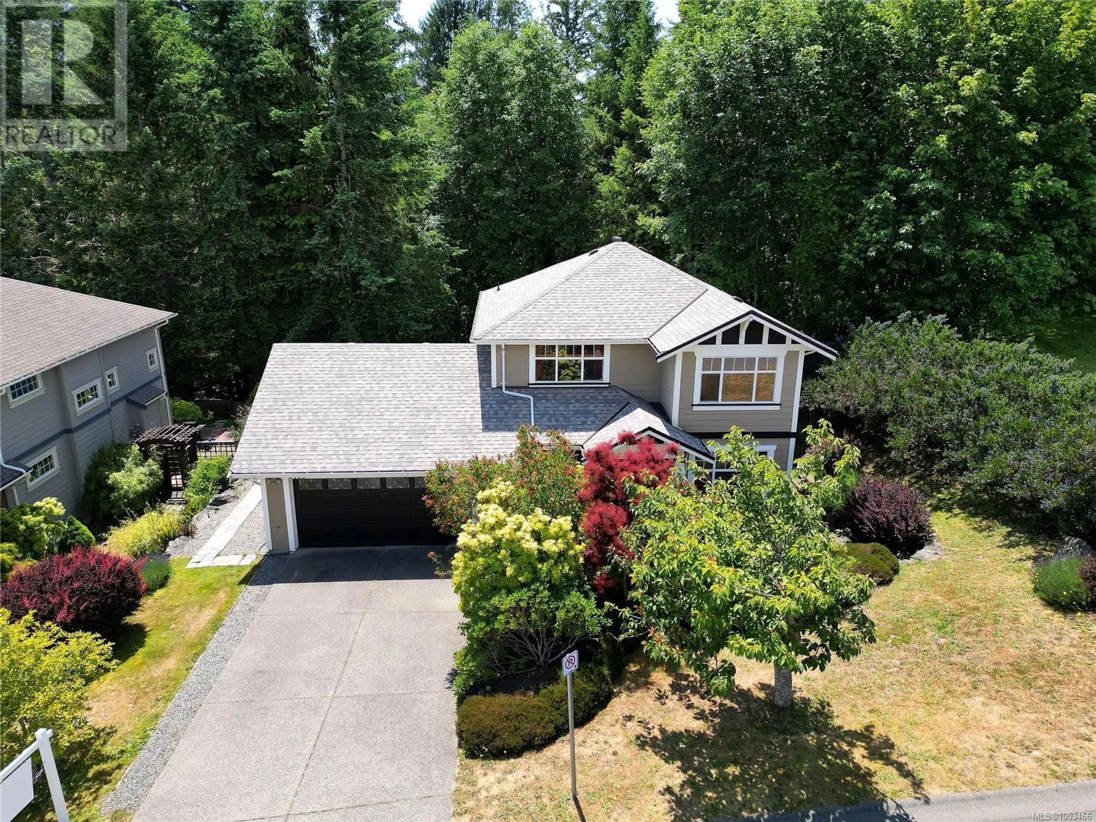 A pic from outside/outdoor area/front of a property/back of a property/a pic from drone, street for 2408 SUNRIVER WAY, Sooke British Columbia V0S1N0