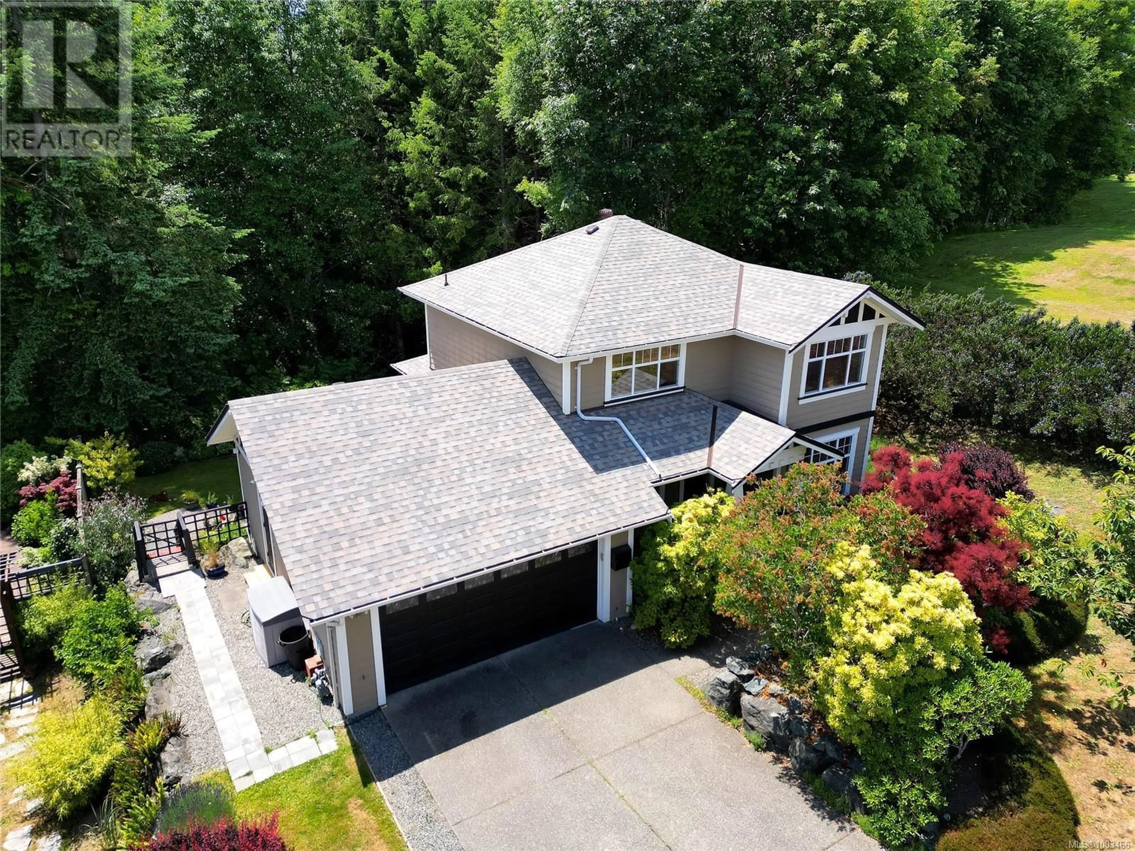 A pic from outside/outdoor area/front of a property/back of a property/a pic from drone, street for 2408 SUNRIVER WAY, Sooke British Columbia V0S1N0