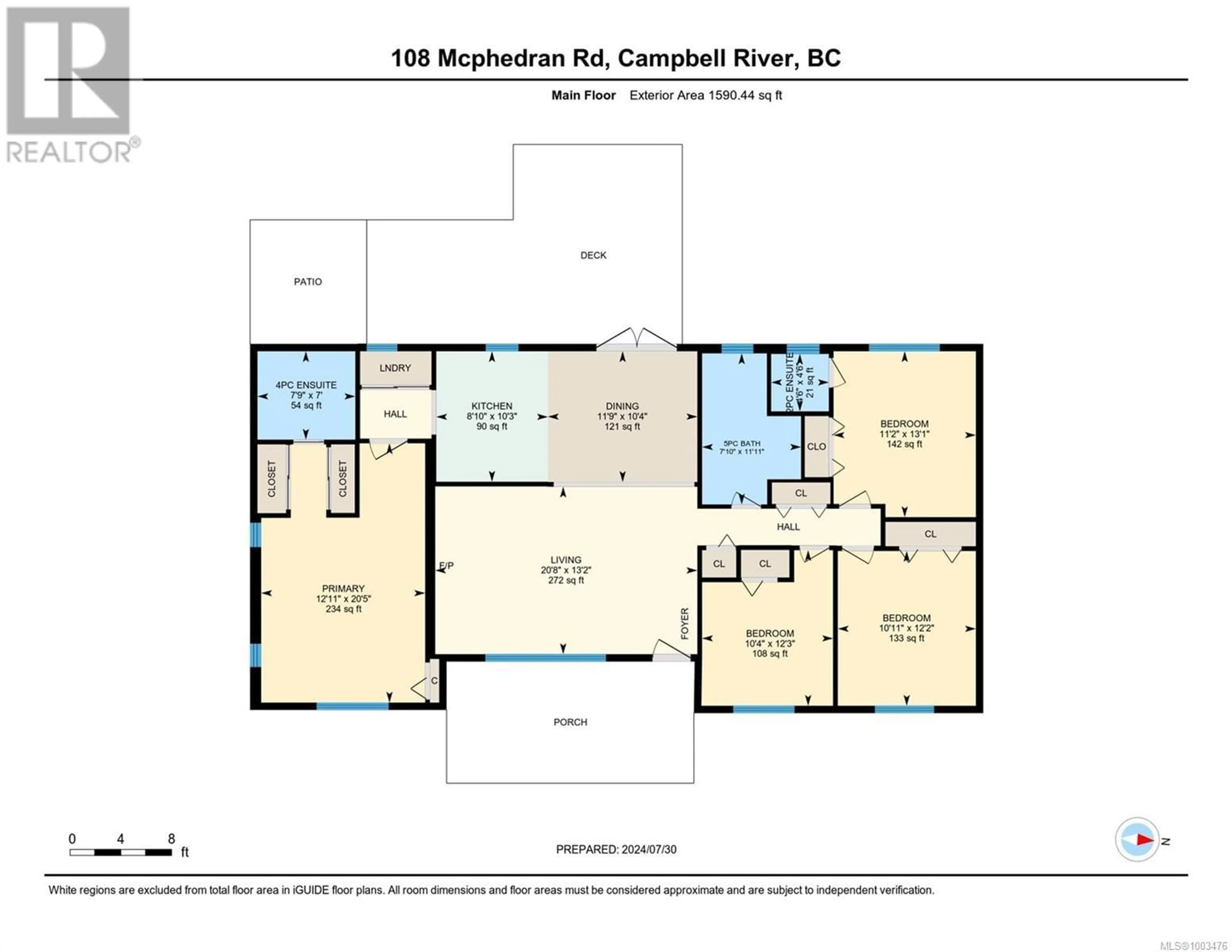 Floor plan for 108 MCPHEDRAN ROAD, Campbell River British Columbia V9W5P4
