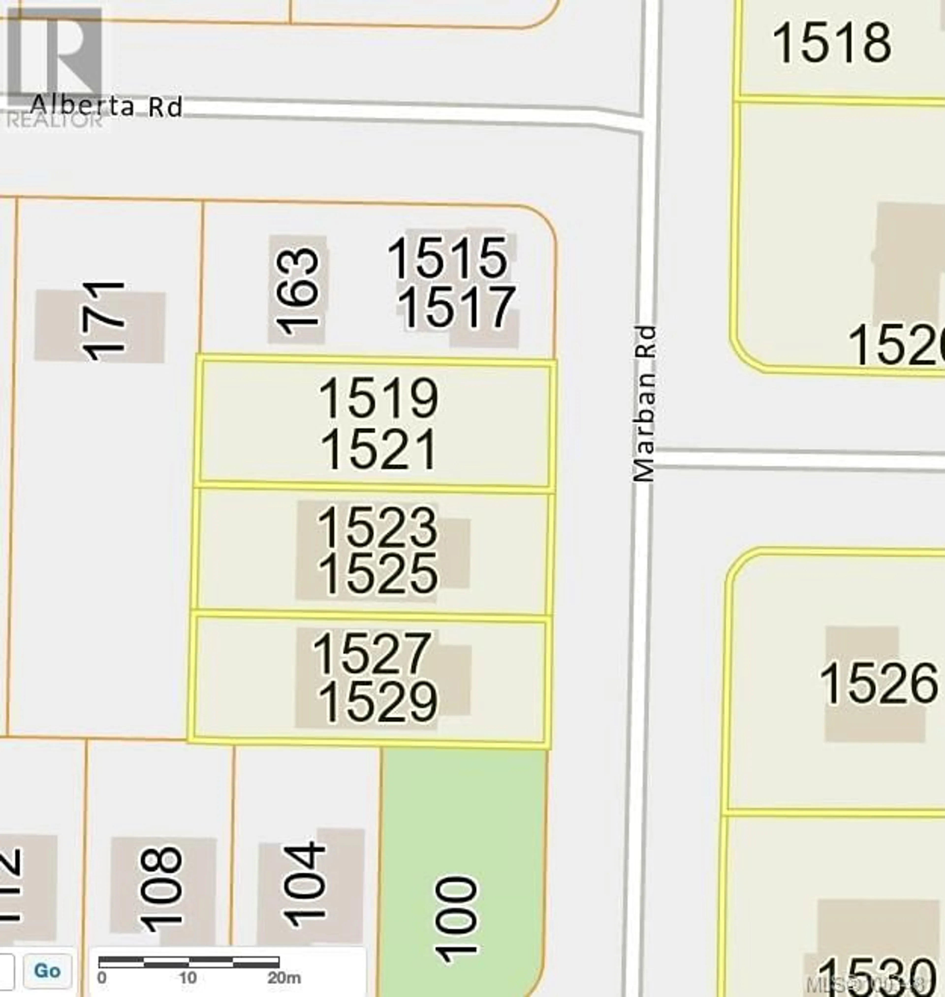 Picture of a map for 1529 MARBAN ROAD, Nanaimo British Columbia V9X1A1