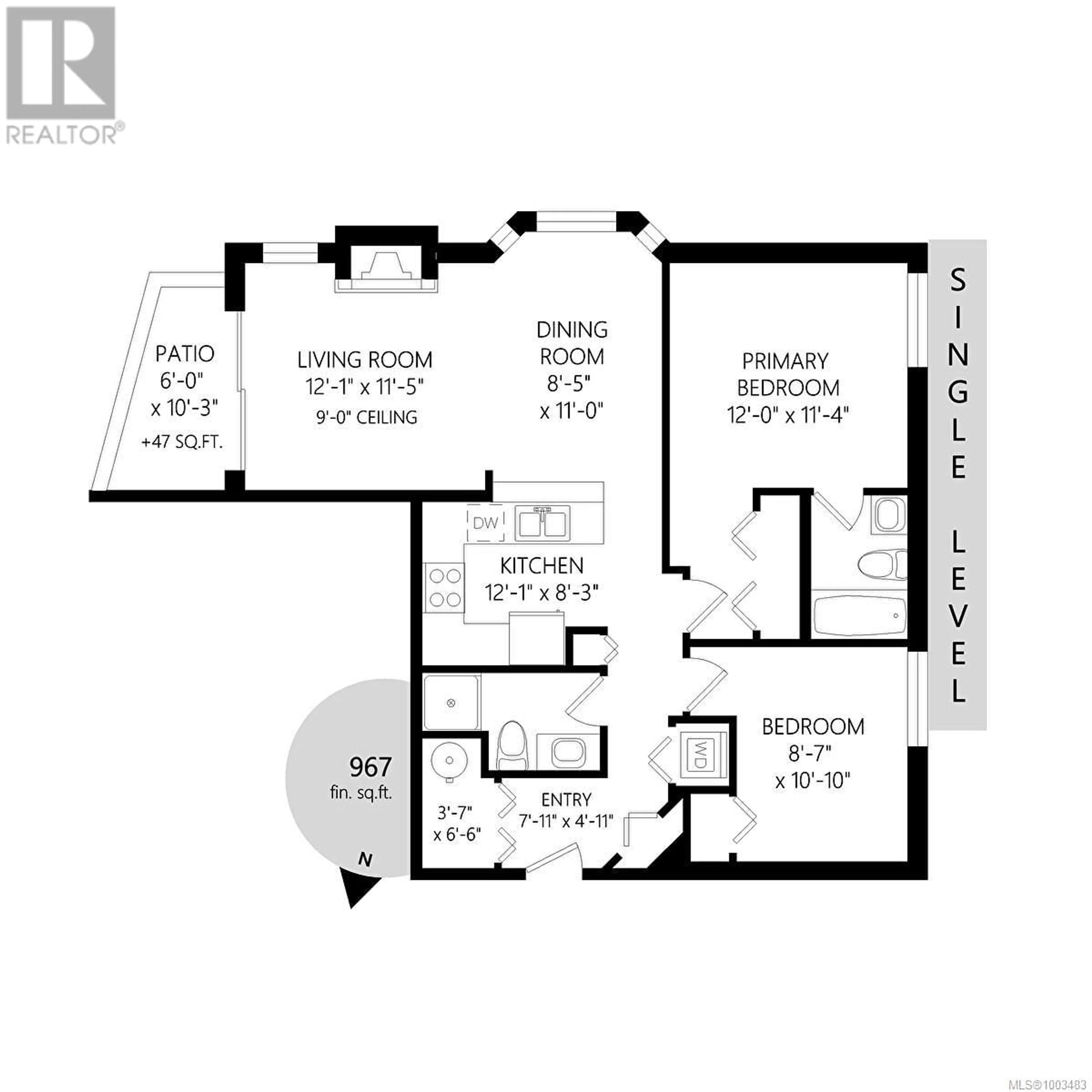 Floor plan for 105B - 3000 OAK STREET, Chemainus British Columbia V0R1K1