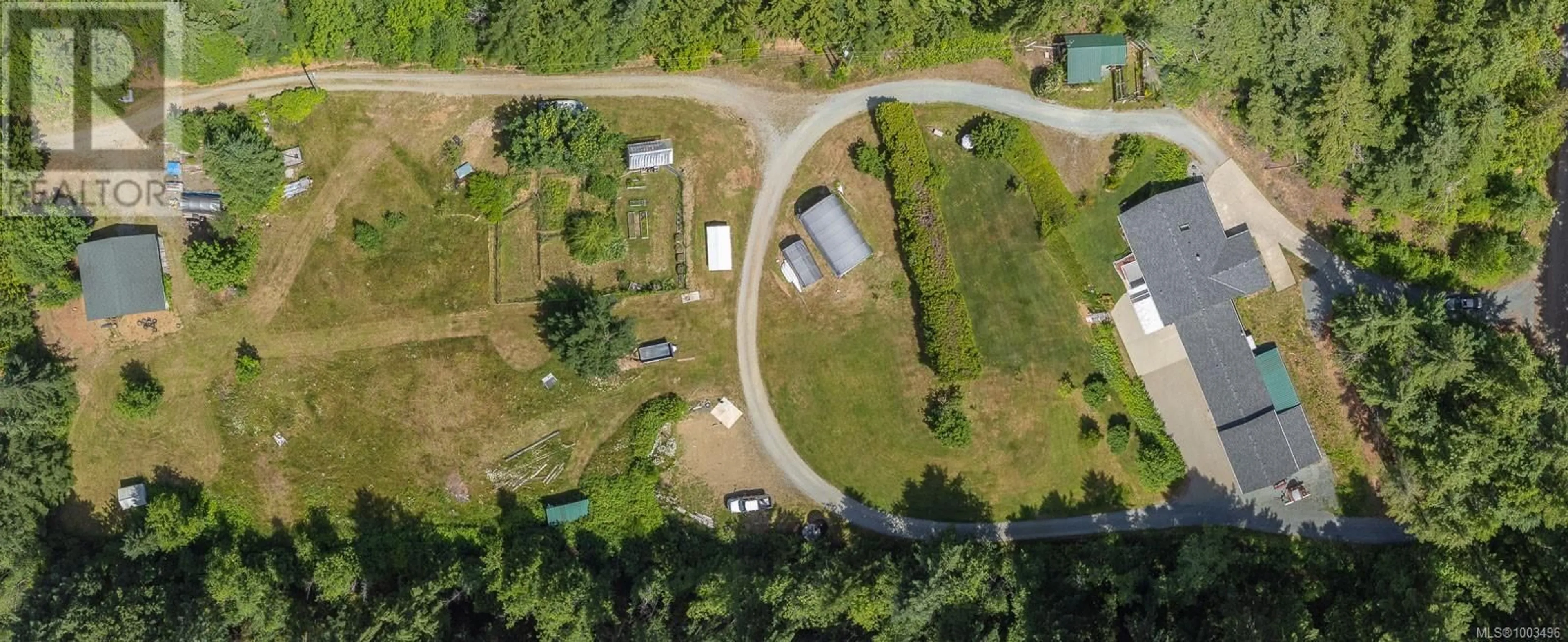 A pic from outside/outdoor area/front of a property/back of a property/a pic from drone, unknown for 7600 GRANVILLE ROAD, Port Alberni British Columbia V9Y8M4