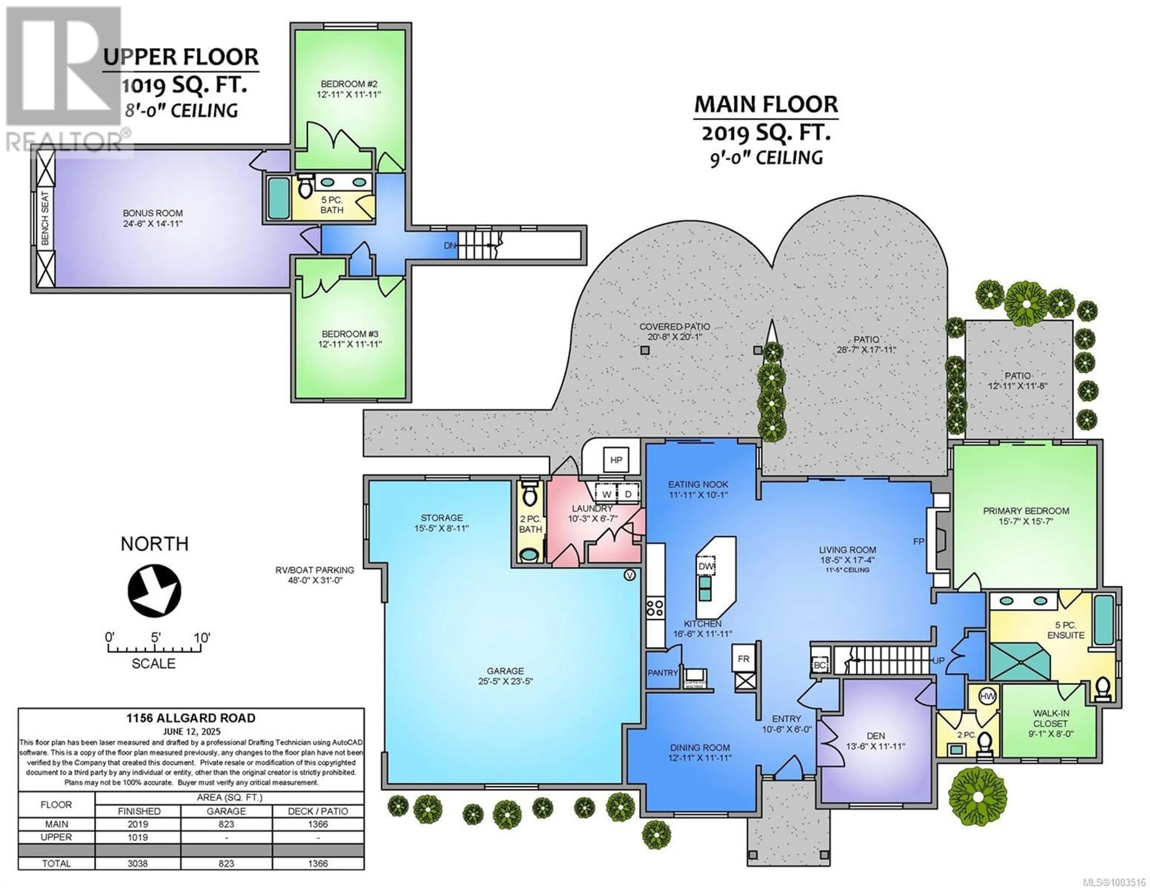 Floor plan for 1156 ALLGARD ROAD, Qualicum Beach British Columbia V9K2G4