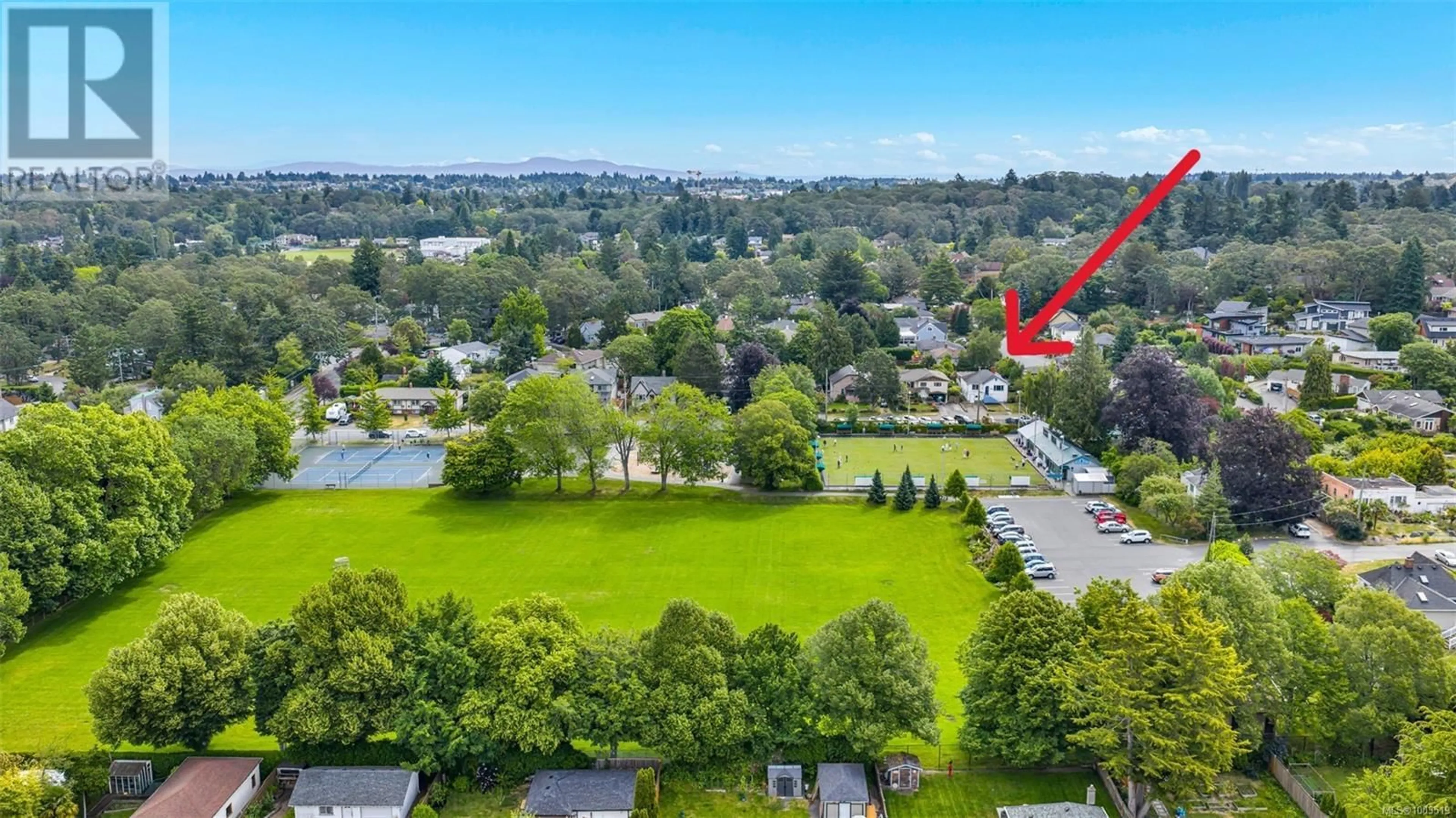 A pic from outside/outdoor area/front of a property/back of a property/a pic from drone, unknown for 3929 LASALLE STREET, Saanich British Columbia V8P3L8