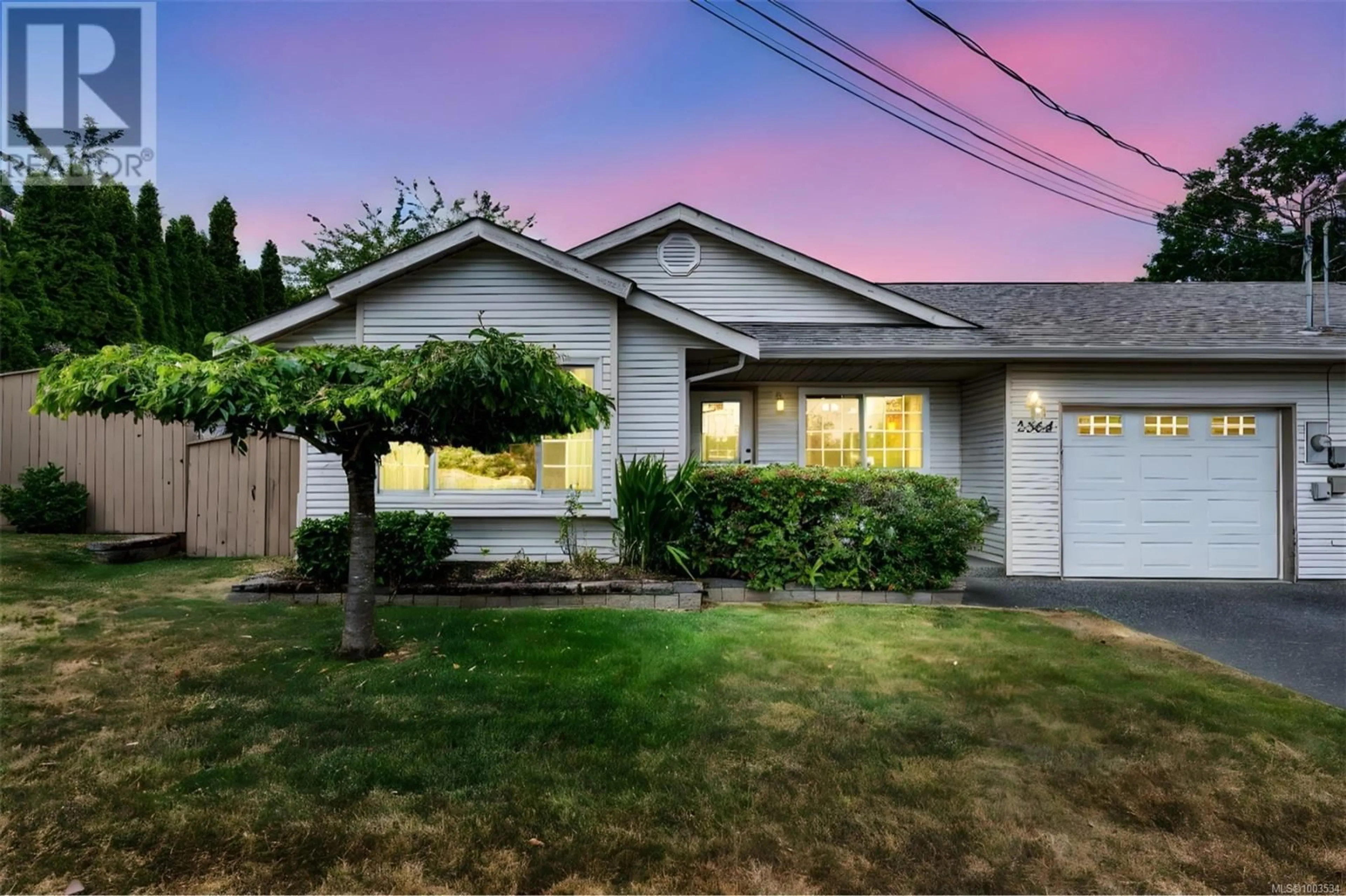 Home with vinyl exterior material, street for 3364 AUCHINACHIE ROAD, Duncan British Columbia V9L3Z9
