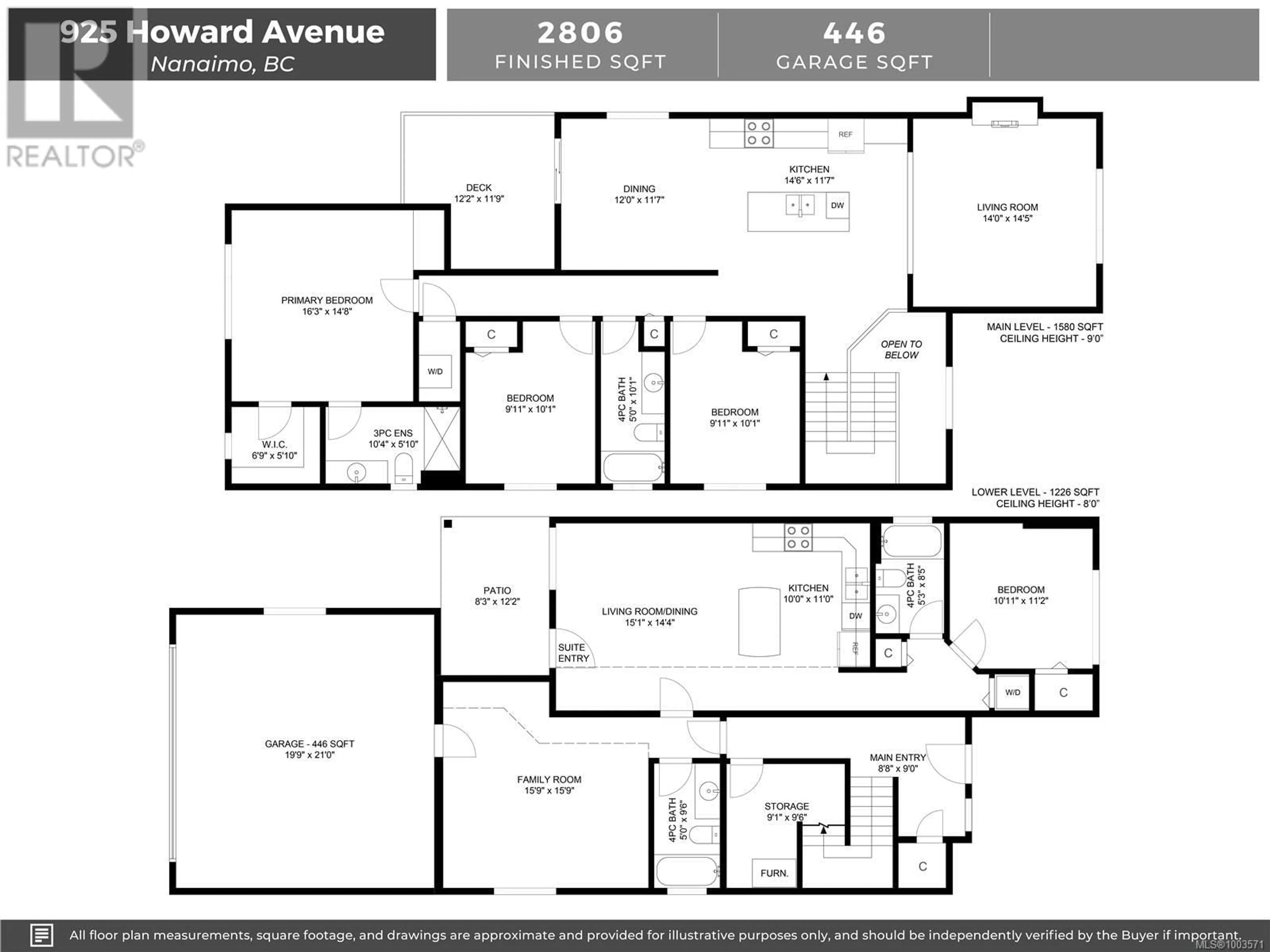 Floor plan for 925 HOWARD AVENUE, Nanaimo British Columbia V9R3T4