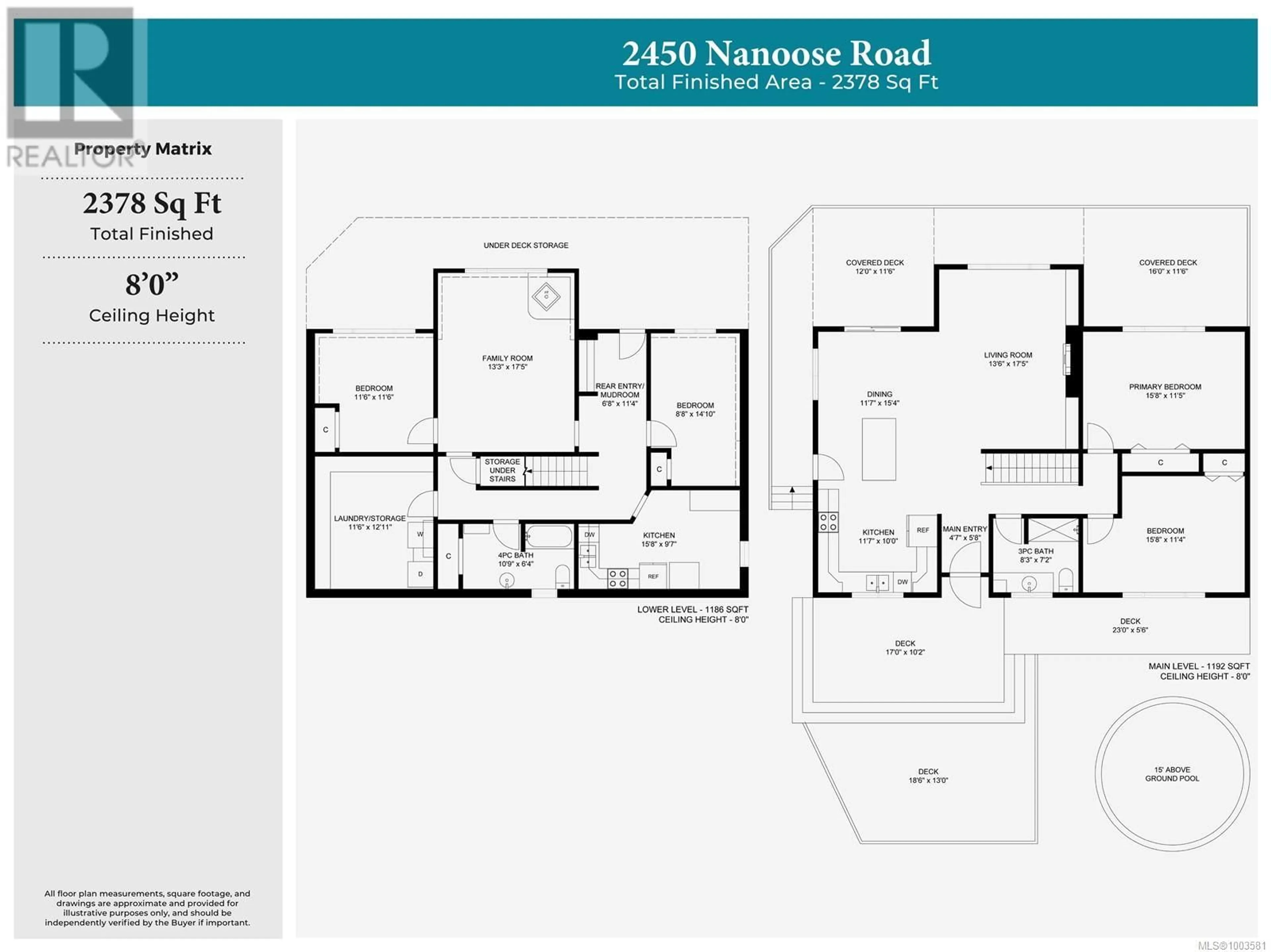 Floor plan for 2450 NANOOSE ROAD, Nanoose Bay British Columbia V9P9E6