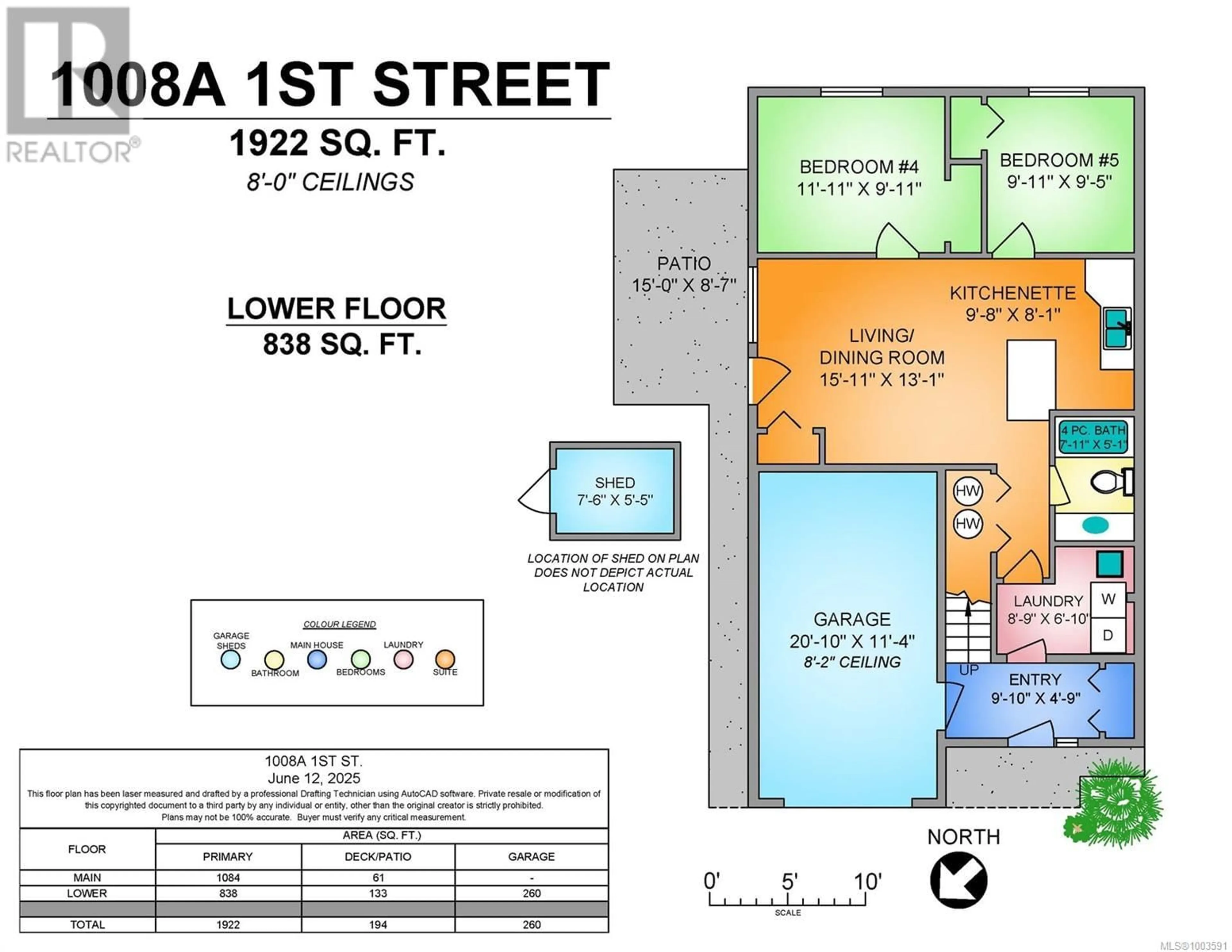 Floor plan for A - 1008 1ST STREET, Courtenay British Columbia V9N1A9