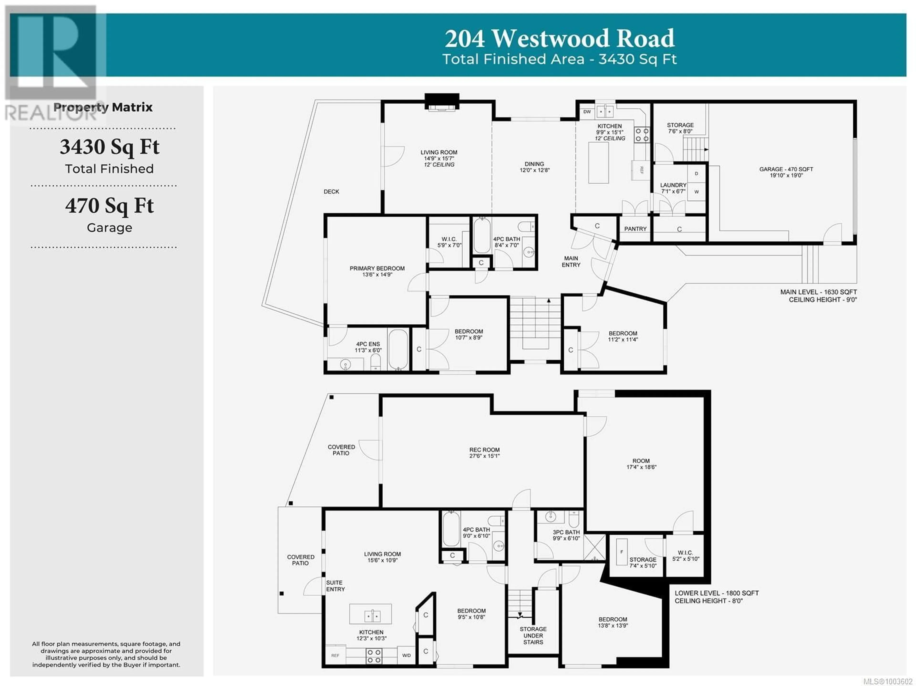 Floor plan for 204 WESTWOOD ROAD, Nanaimo British Columbia V9R6S3