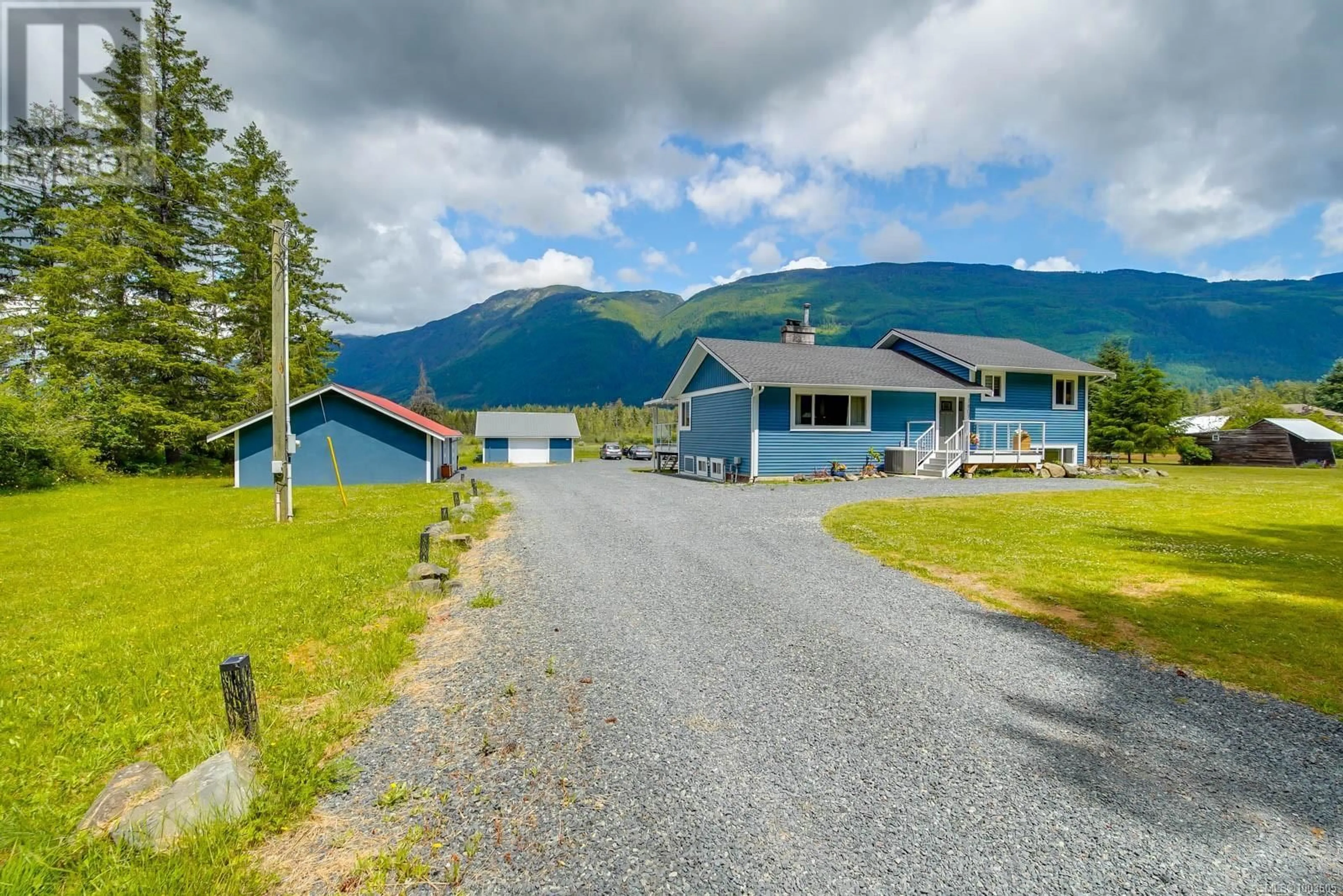 A pic from outside/outdoor area/front of a property/back of a property/a pic from drone, mountain view for 7801-7807 BEAVER CREEK ROAD, Port Alberni British Columbia V9Y8N3