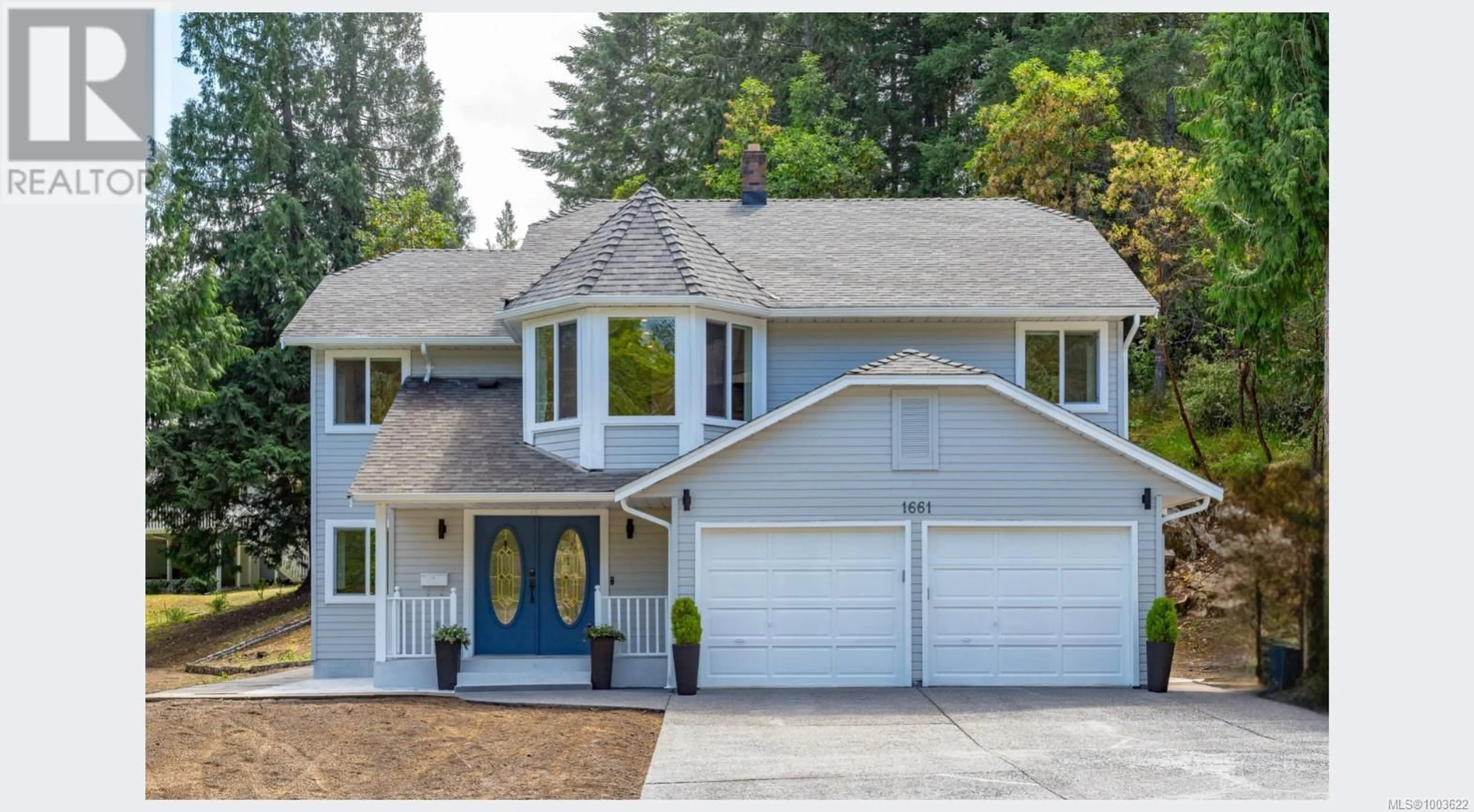 Home with vinyl exterior material, street for 1661 BARRETT DRIVE, North Saanich British Columbia V8L4Z1