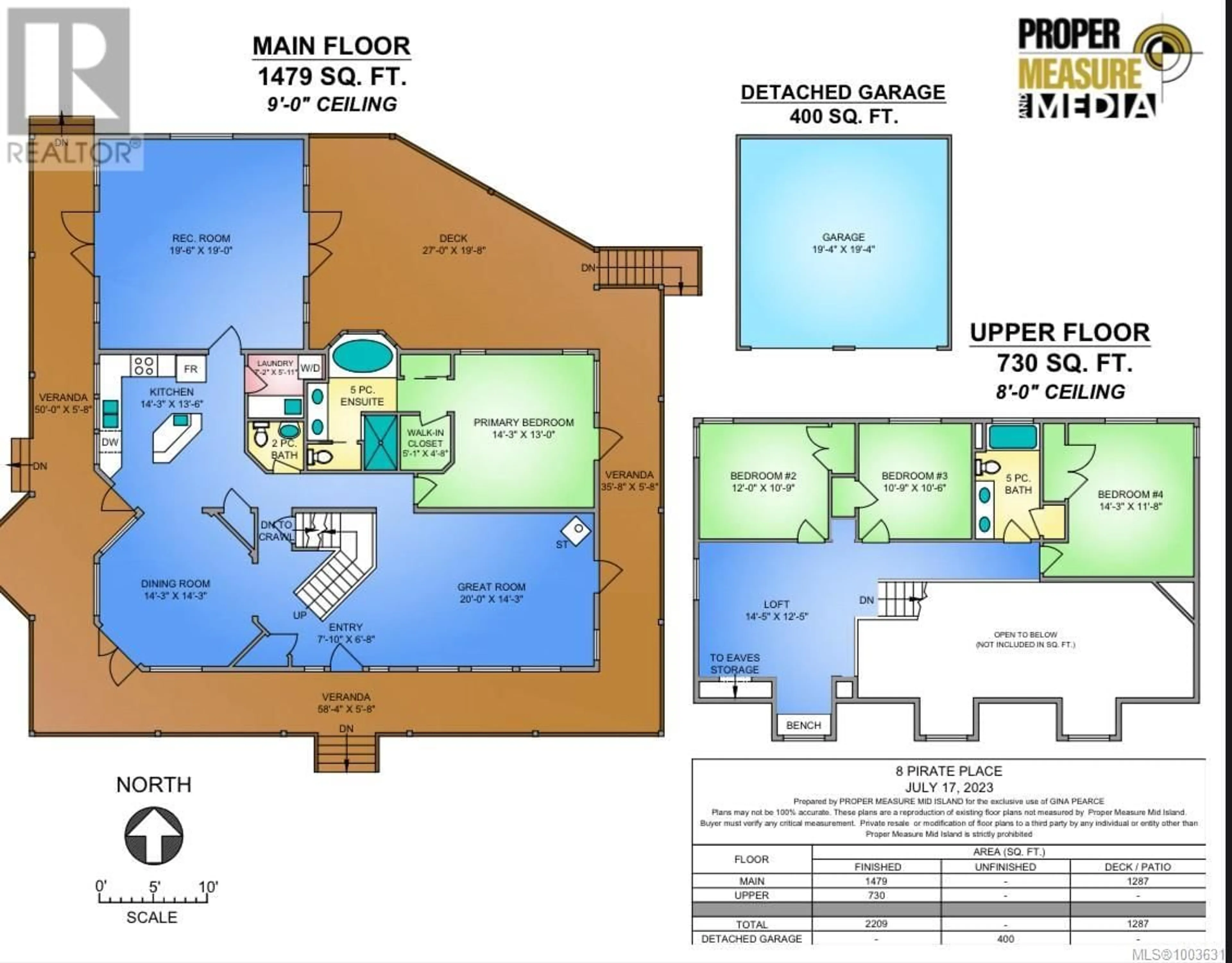 Floor plan for 8 PIRATE PLACE, Protection Island British Columbia V9R6R1