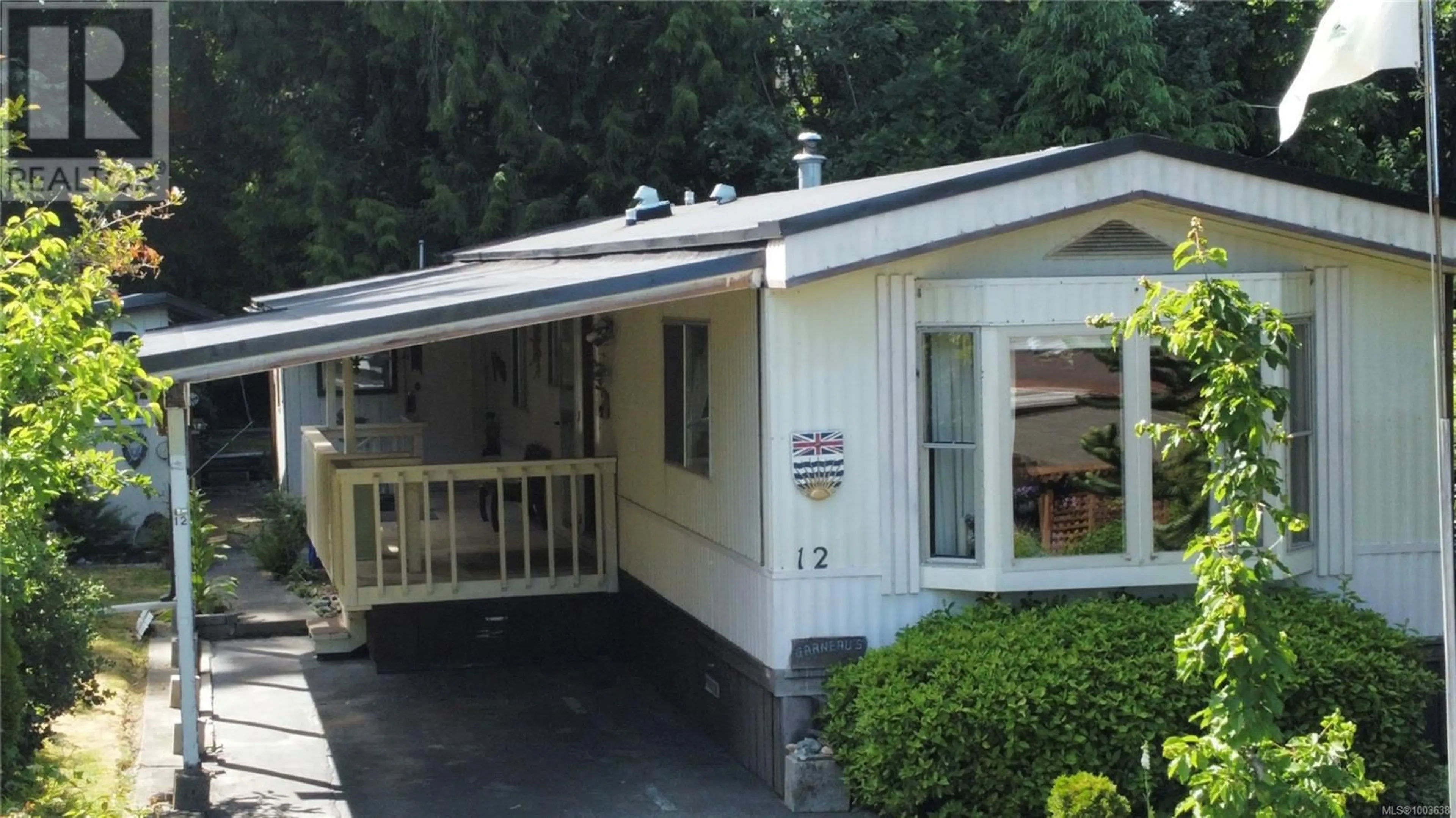 Home with vinyl exterior material, street for 12 - 5150 CHRISTIE ROAD, Ladysmith British Columbia V9G1J2
