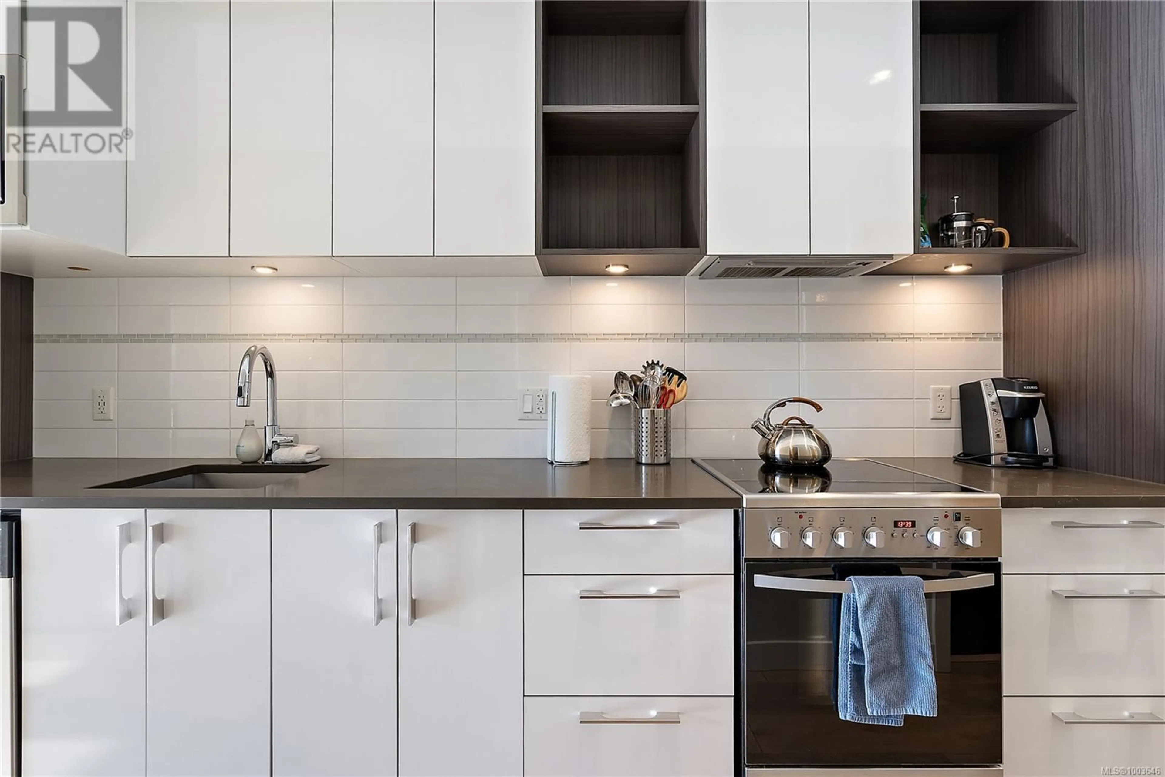 Contemporary kitchen, unknown for 408 - 613 HERALD STREET, Victoria British Columbia V8W1S8