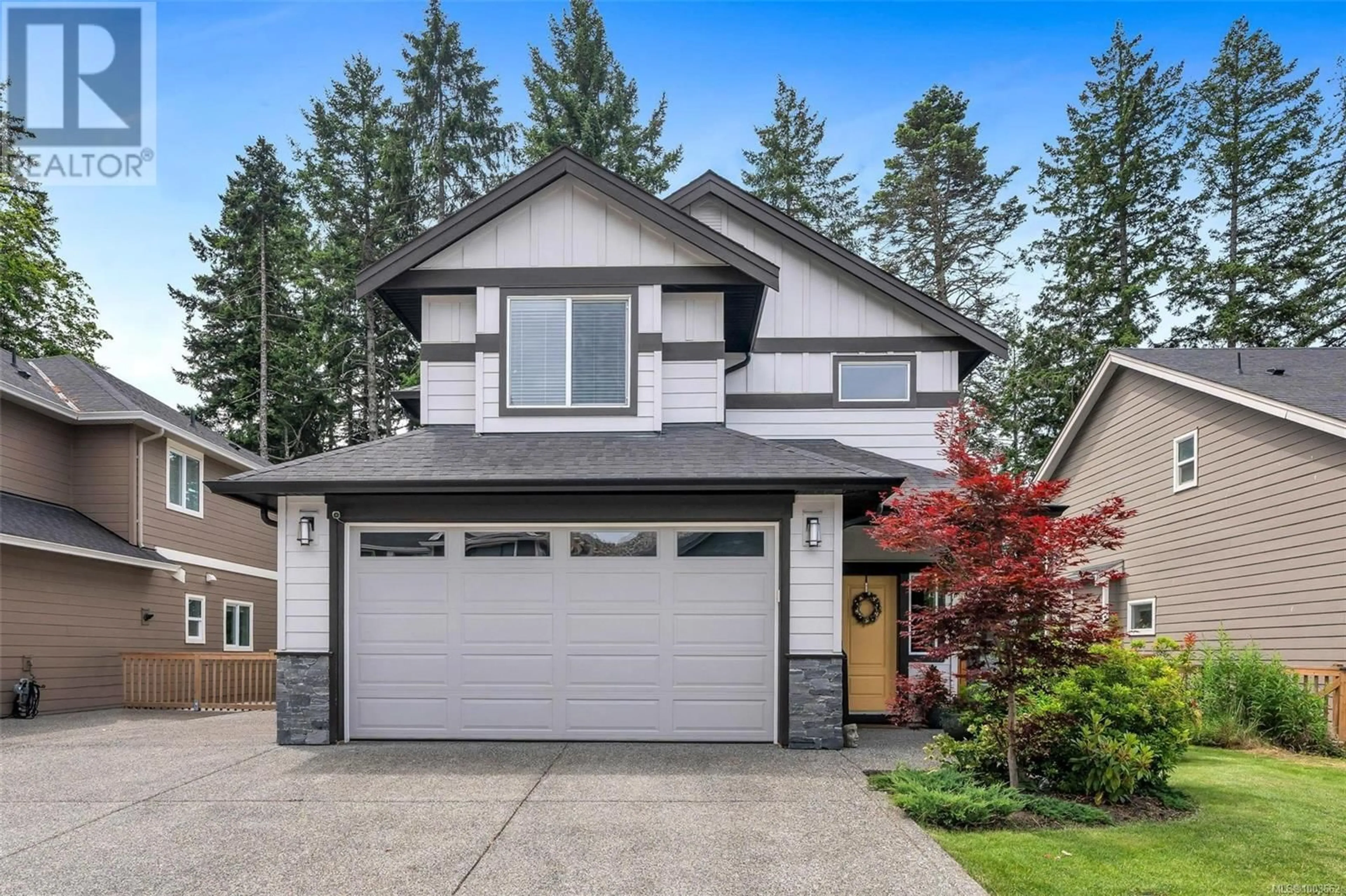 Home with vinyl exterior material, street for 3636 HONEYCRISP AVENUE, Langford British Columbia V9C0N5