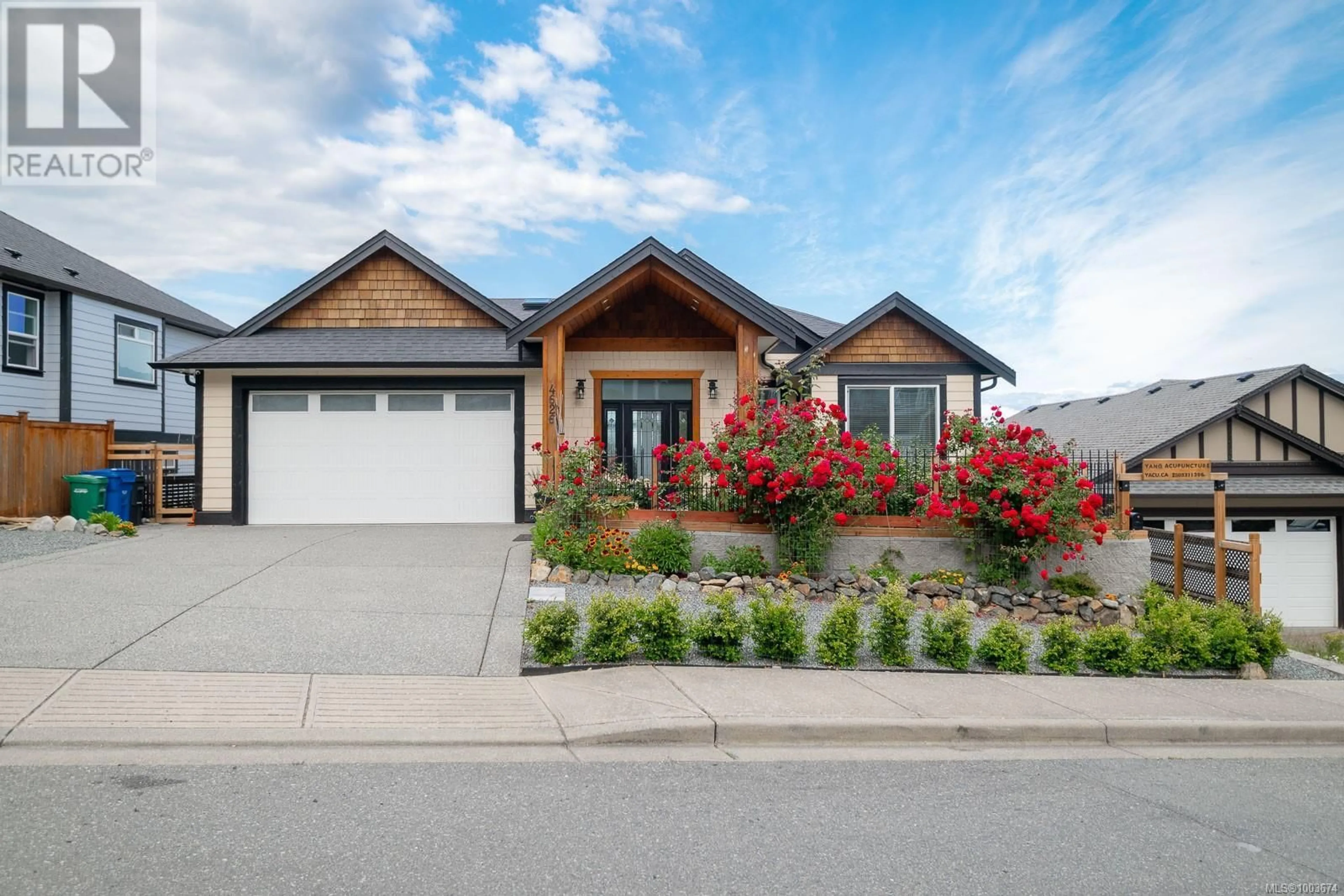 Home with brick exterior material, street for 4626 SHERIDAN RIDGE ROAD, Nanaimo British Columbia V9T6S6