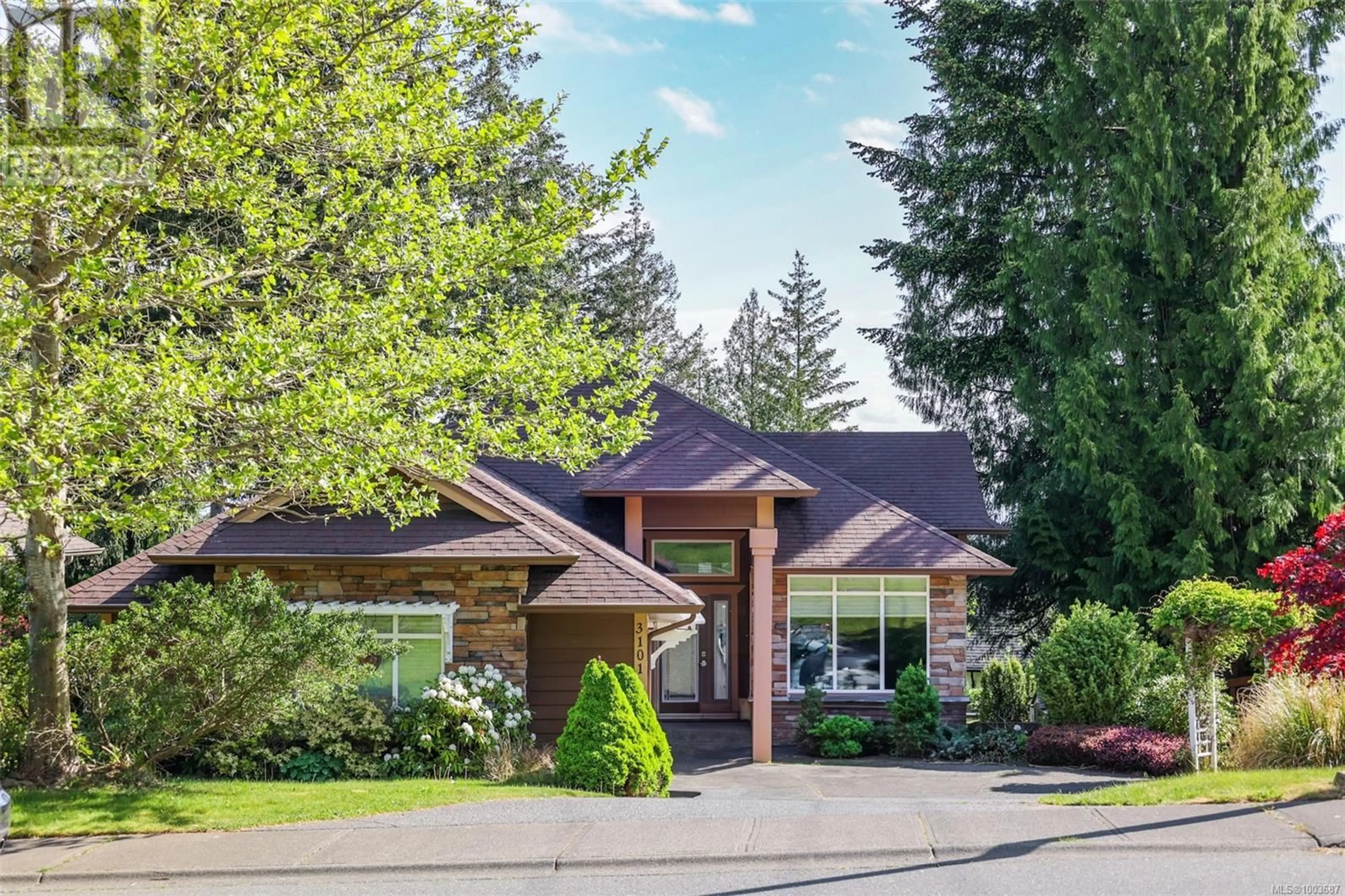 Home with brick exterior material, street for 3101 KLANAWA CRESCENT, Courtenay British Columbia V9N3Z9