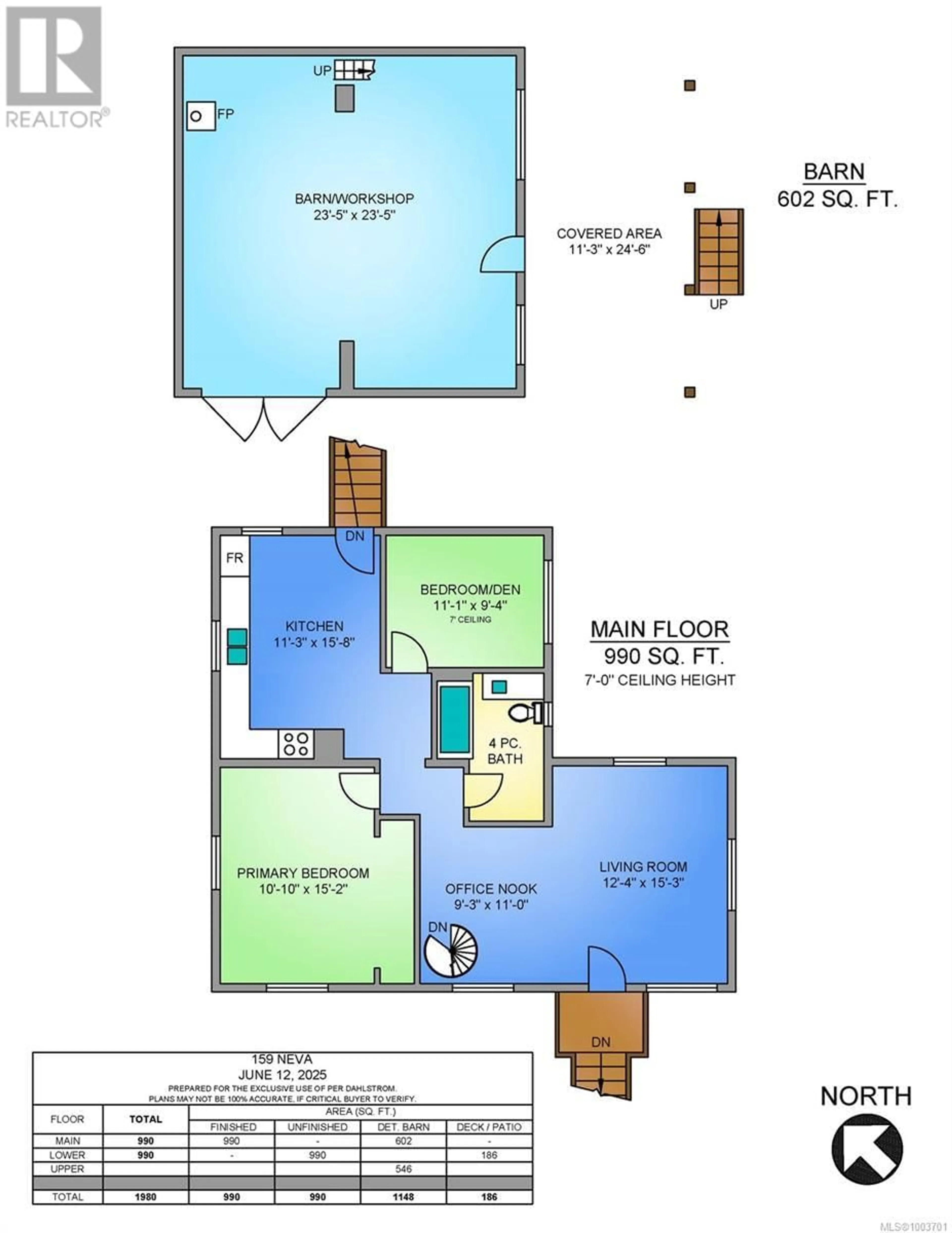Floor plan for 159 NEVA ROAD, Lake Cowichan British Columbia V0R2G0