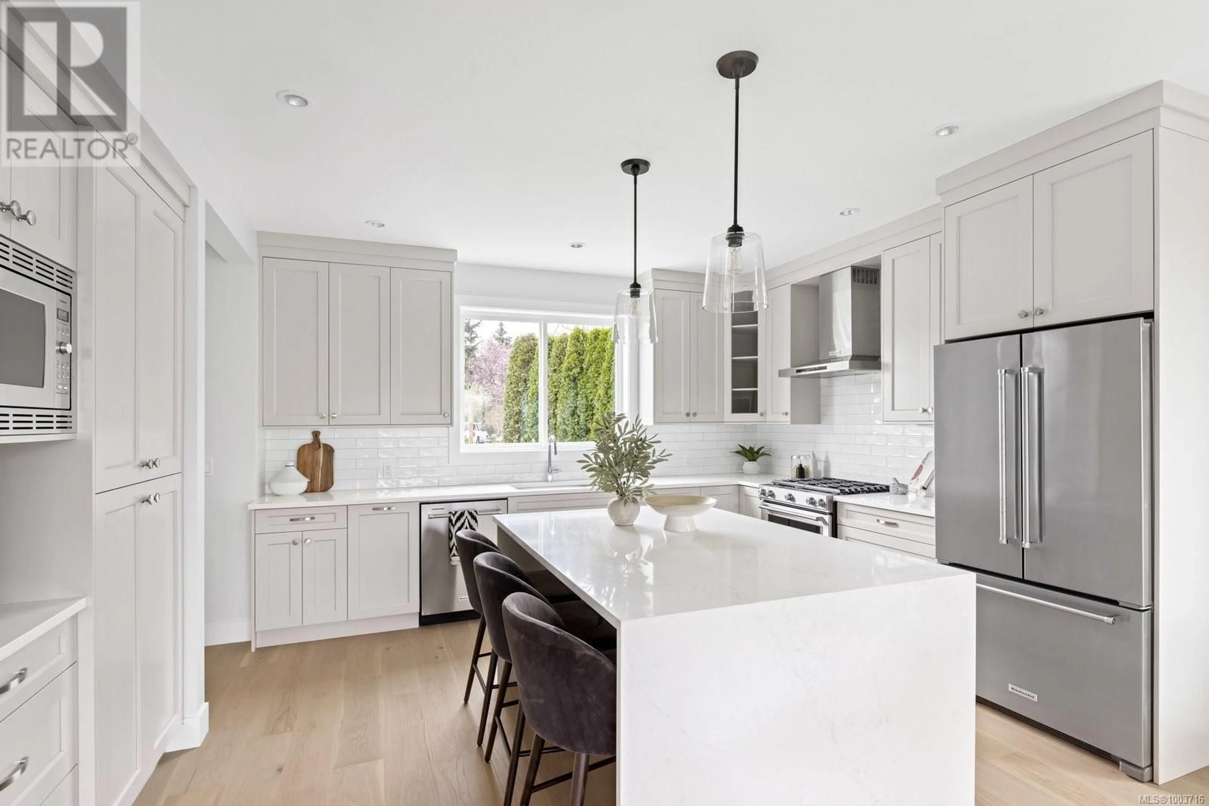Contemporary kitchen, ceramic/tile floor for 2306 GROVE CRESCENT, Sidney British Columbia V8L3P9