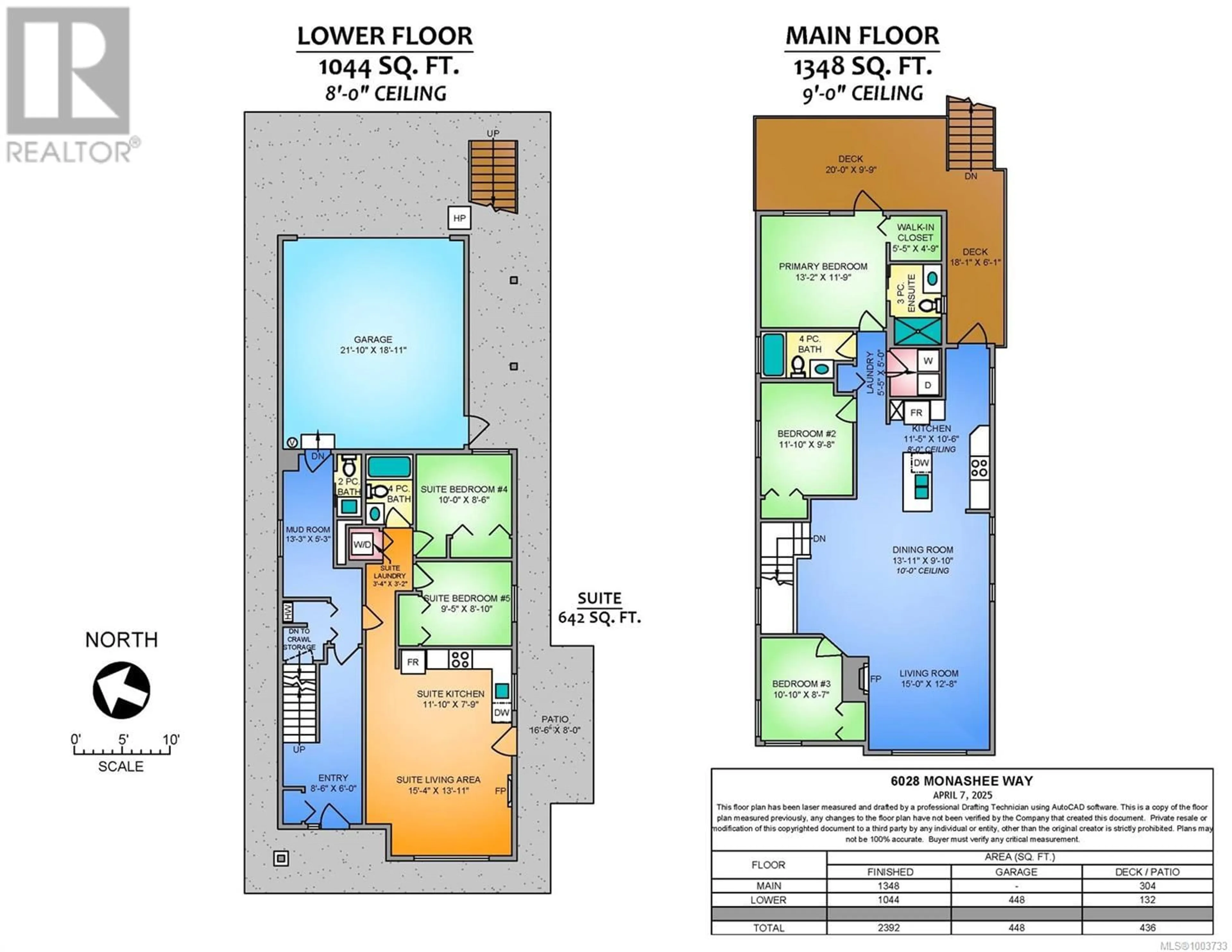 Floor plan for 6028 MONASHEE WAY, Nanaimo British Columbia V9T6H4