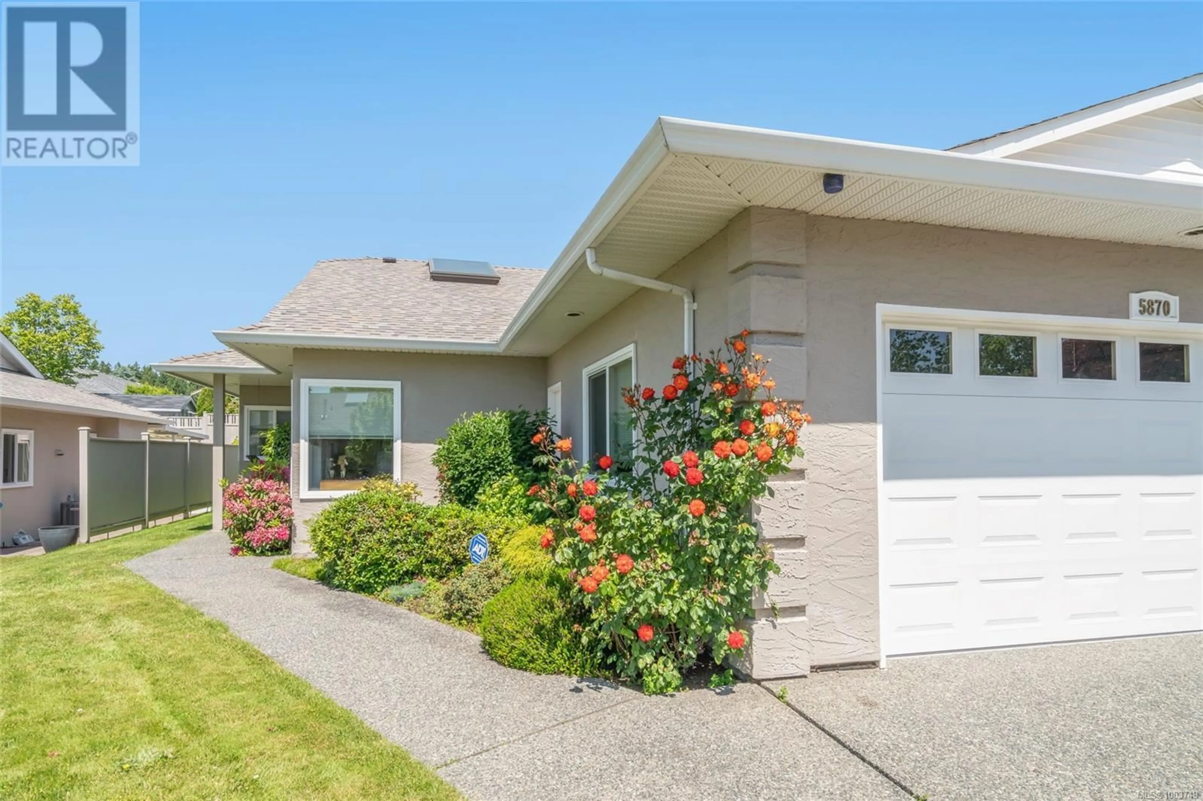 Home with vinyl exterior material, street for 5870 PRIMROSE DRIVE, Nanaimo British Columbia V9T6B8