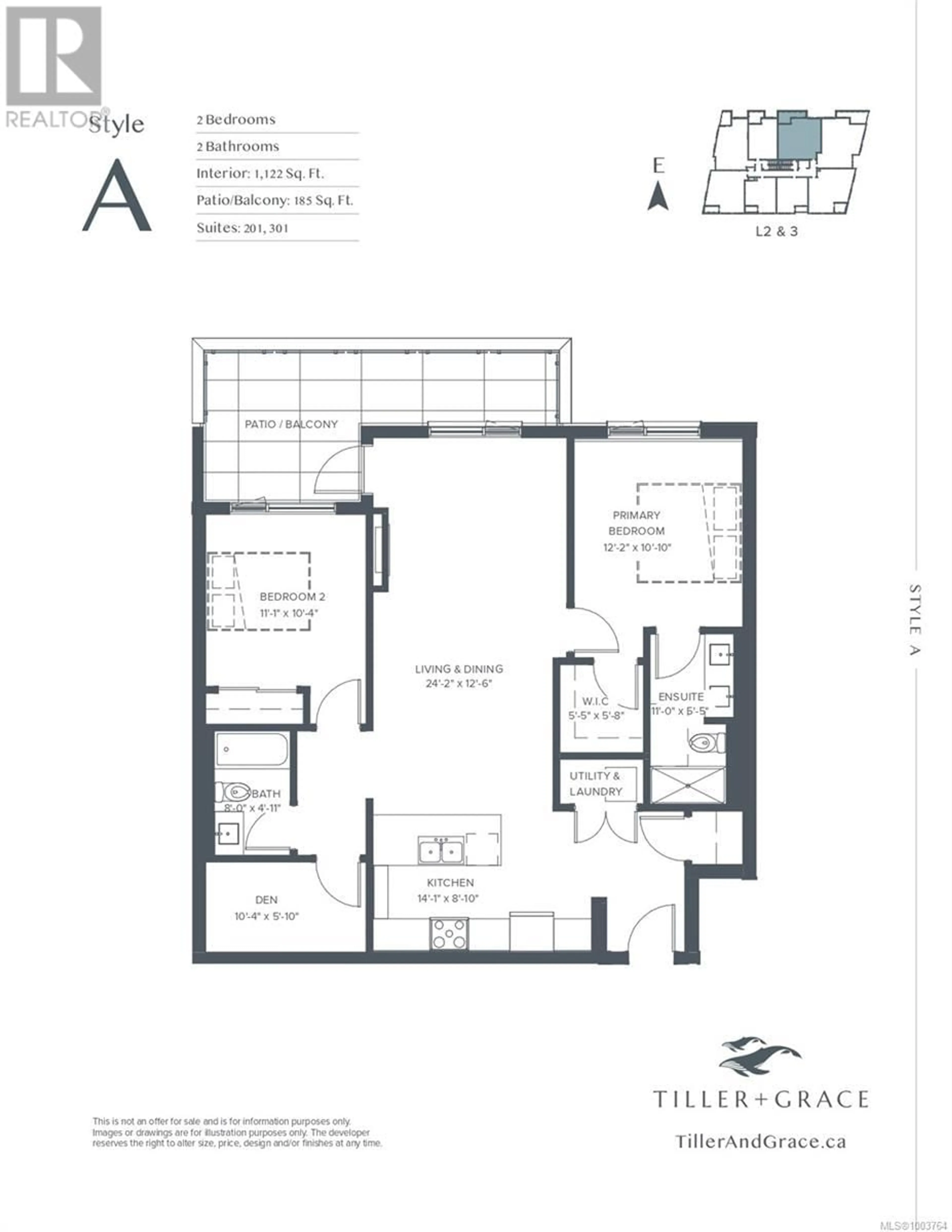 Floor plan for 201 - 5229 CORDOVA BAY ROAD, Saanich British Columbia V8Y2L1