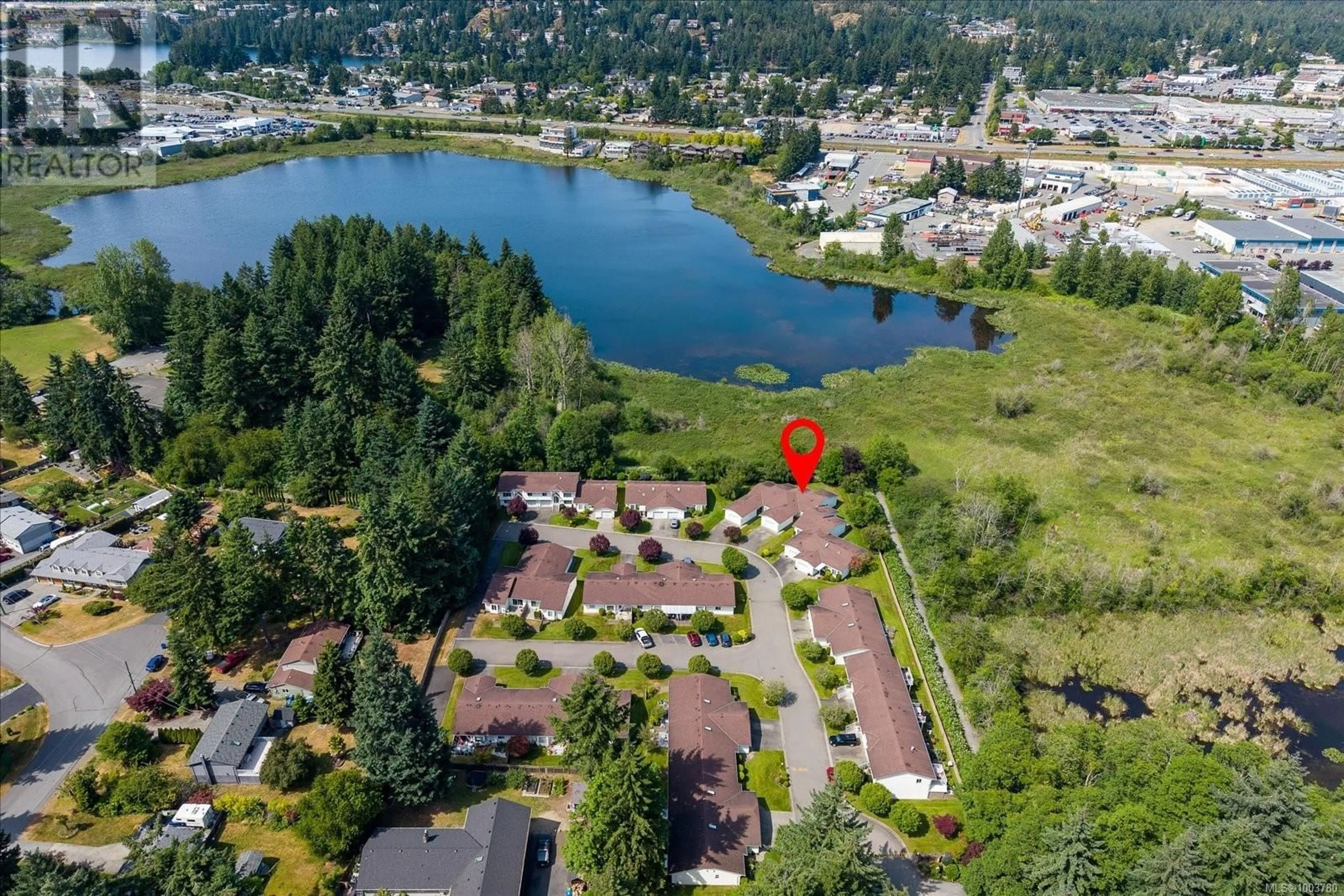 A pic from outside/outdoor area/front of a property/back of a property/a pic from drone, water/lake/river/ocean view for 8 - 2465 ORIOLE DRIVE, Nanaimo British Columbia V9T3P2