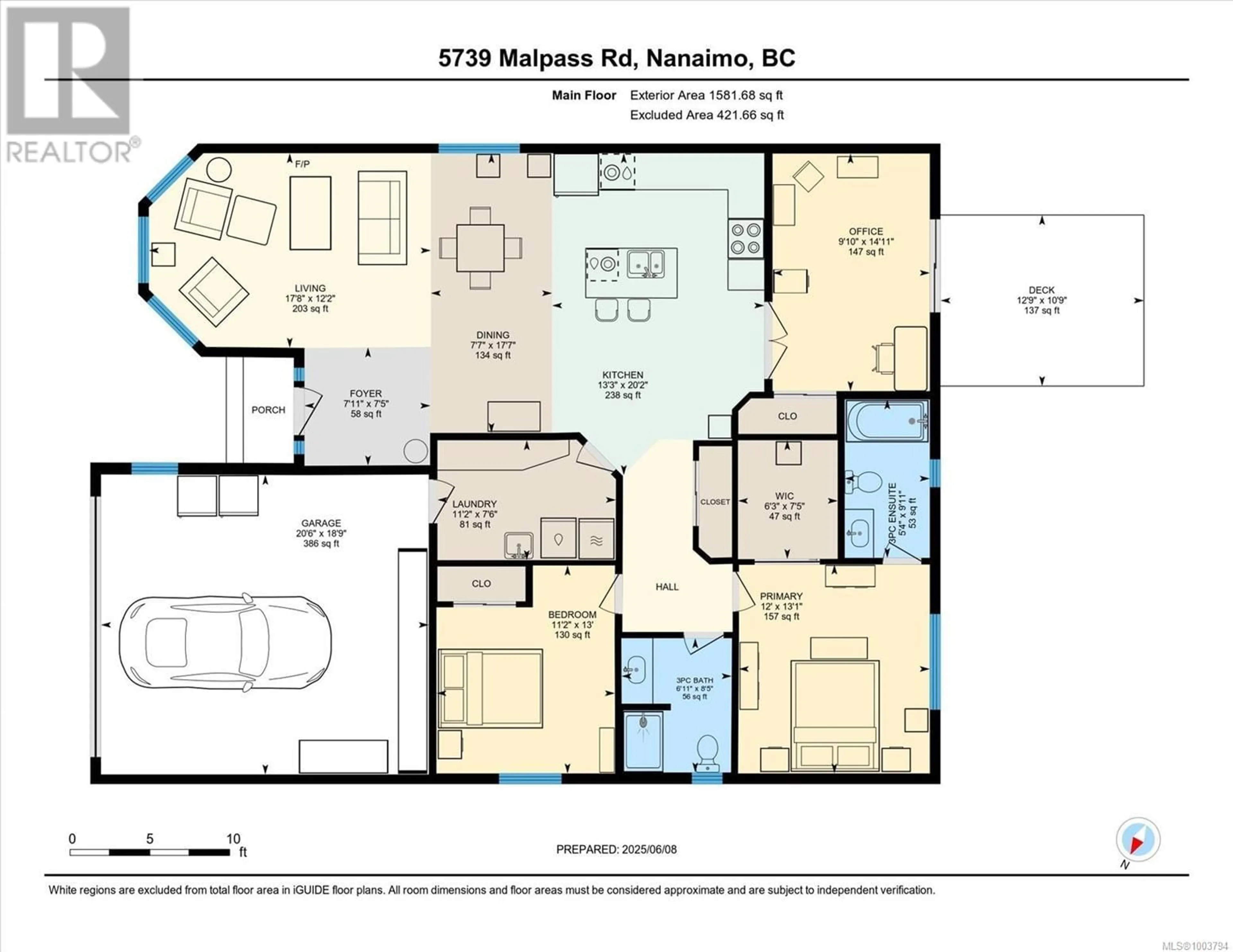 Floor plan for 5739 MALPASS ROAD, Nanaimo British Columbia V9T2N3