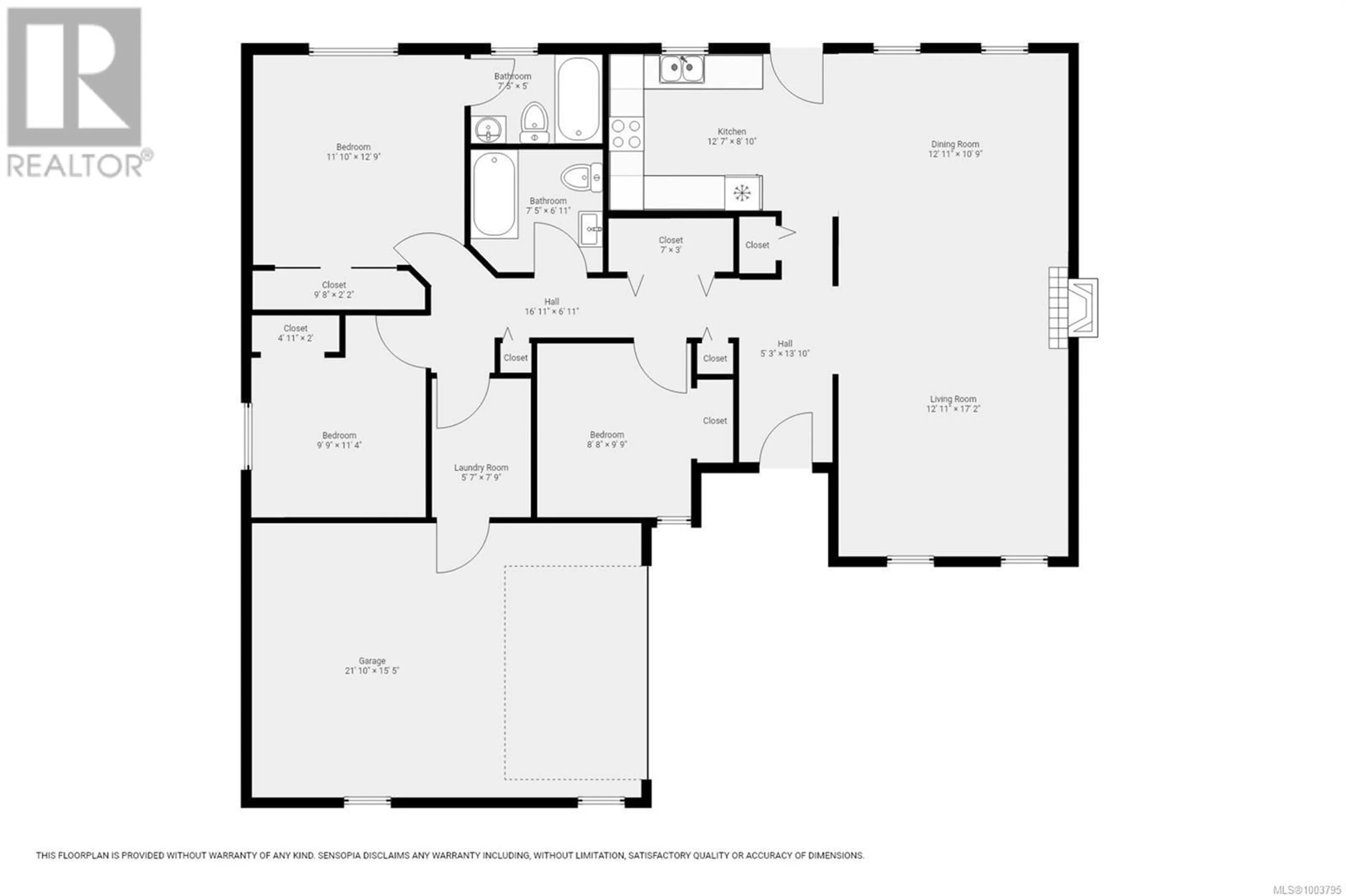 Floor plan for 2818 SODERHOLM ROAD, Campbell River British Columbia V9W7E4