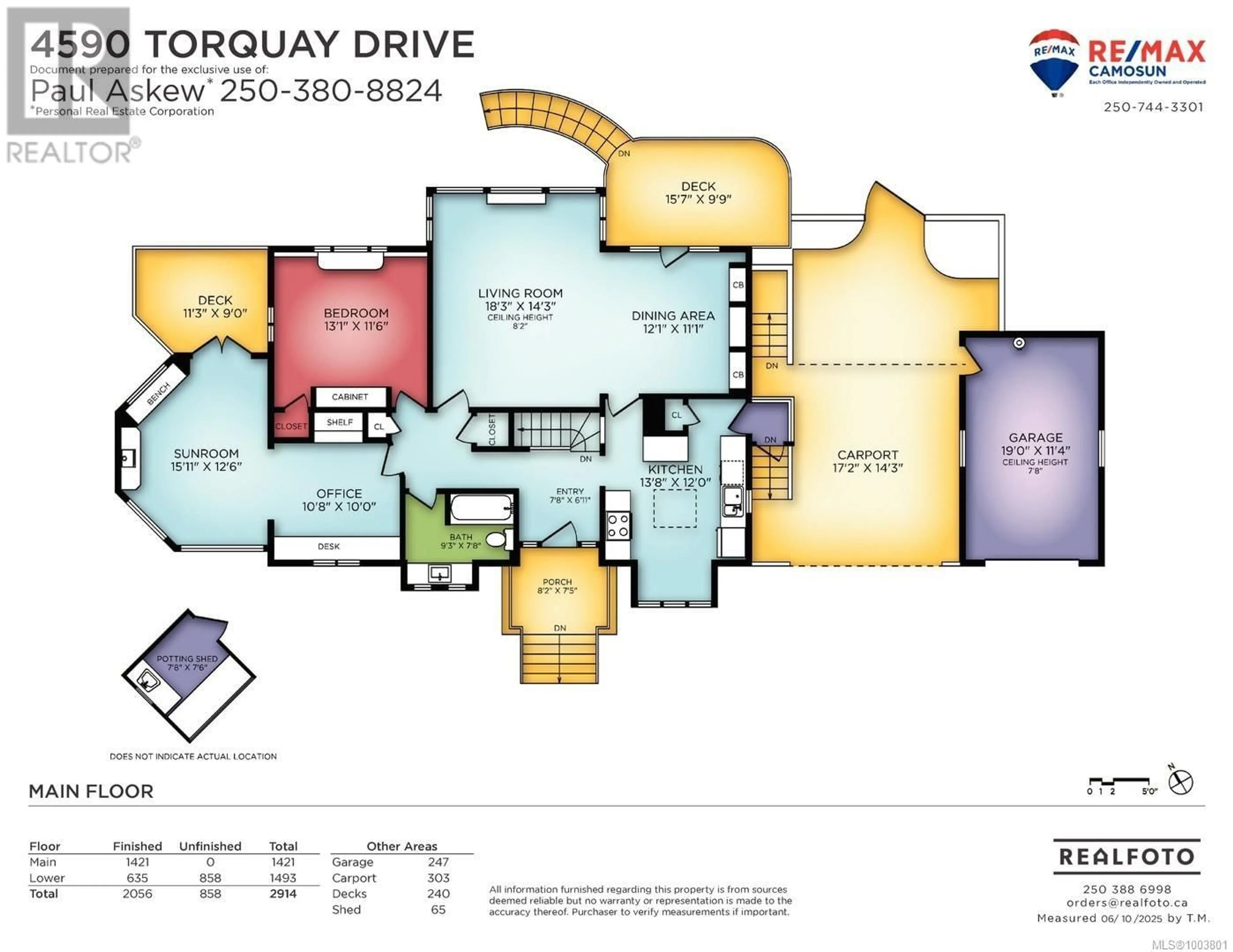 Floor plan for 4590 TORQUAY ROAD, Saanich British Columbia V8N3L7