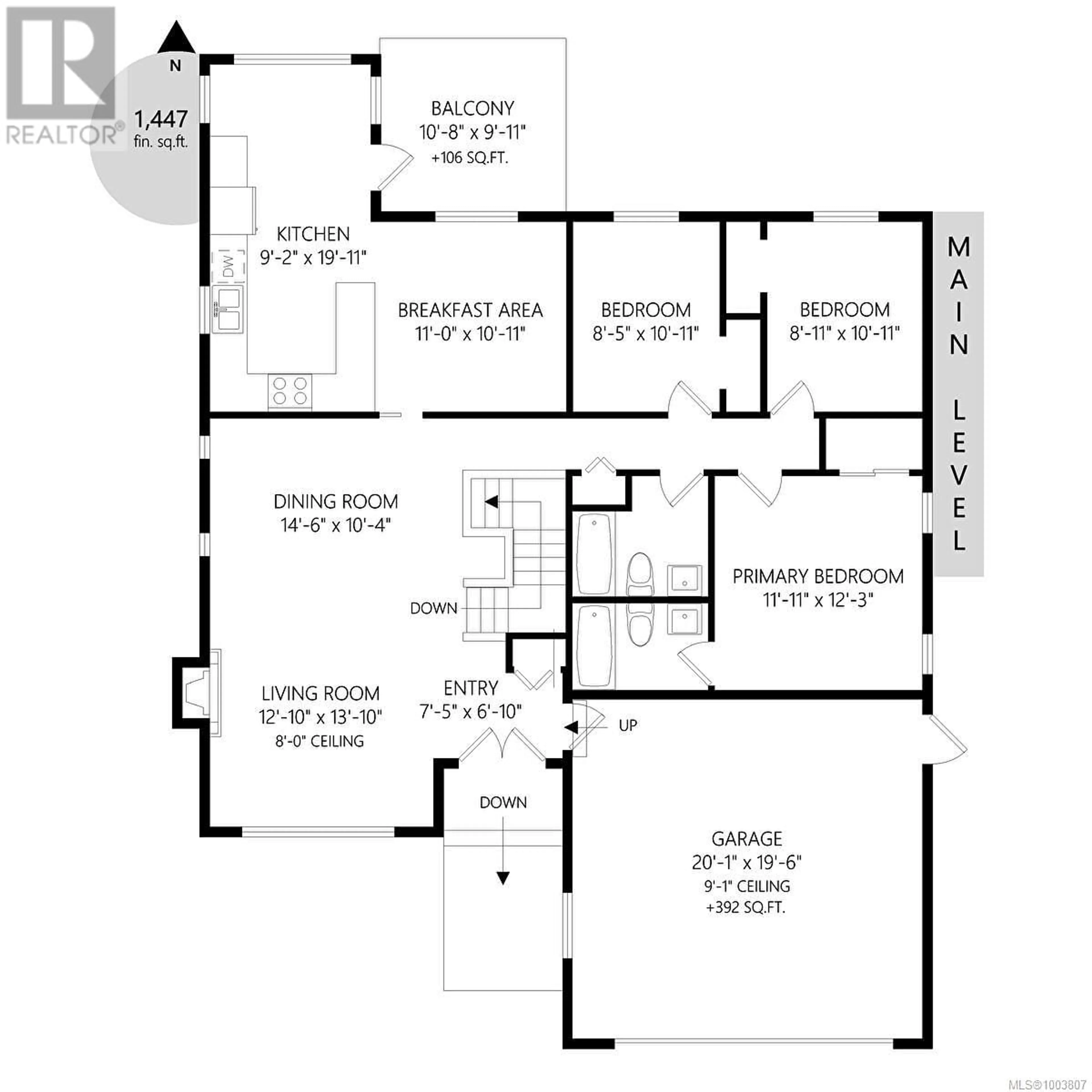 Floor plan for 2164 WOODTHRUSH PLACE, Nanaimo British Columbia V9T6V2
