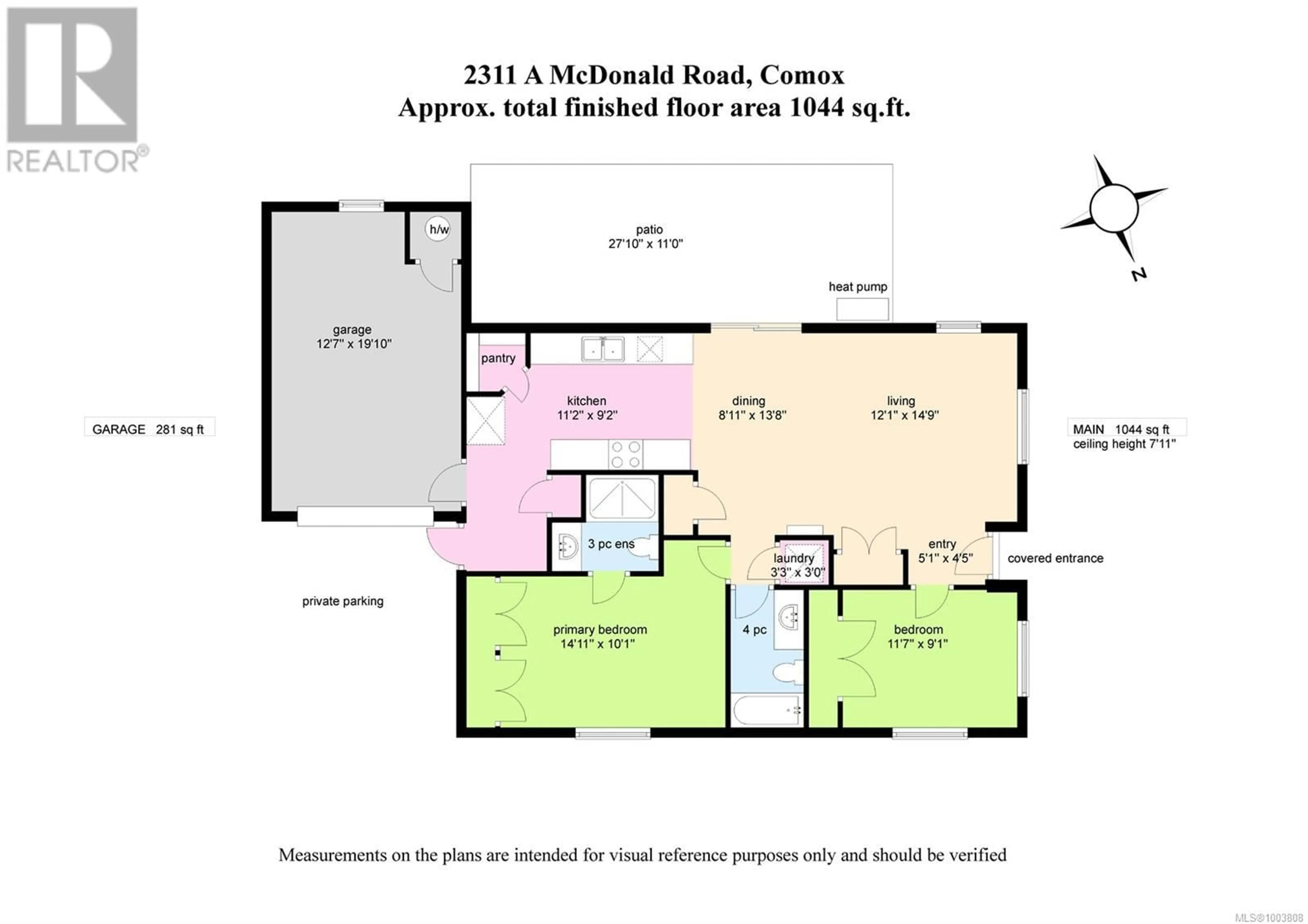 Floor plan for A - 2311 MCDONALD ROAD, Comox British Columbia V9M0C8